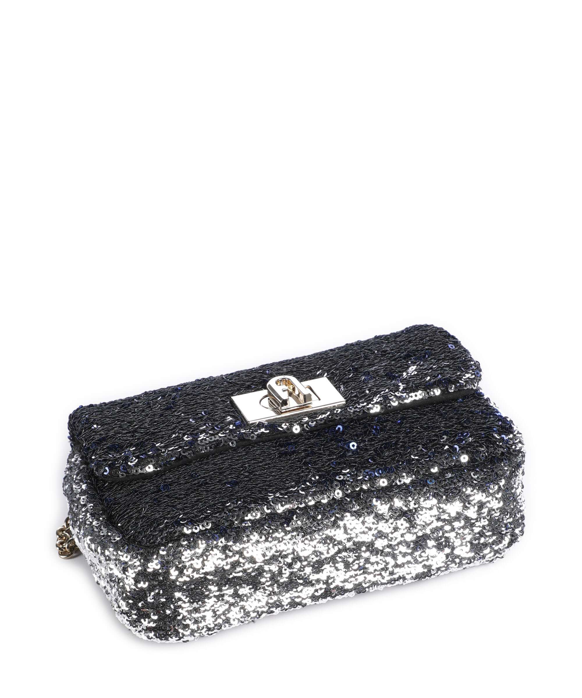 Furla 1927 Mini Soft Crossbody bag dark silver - Image 5