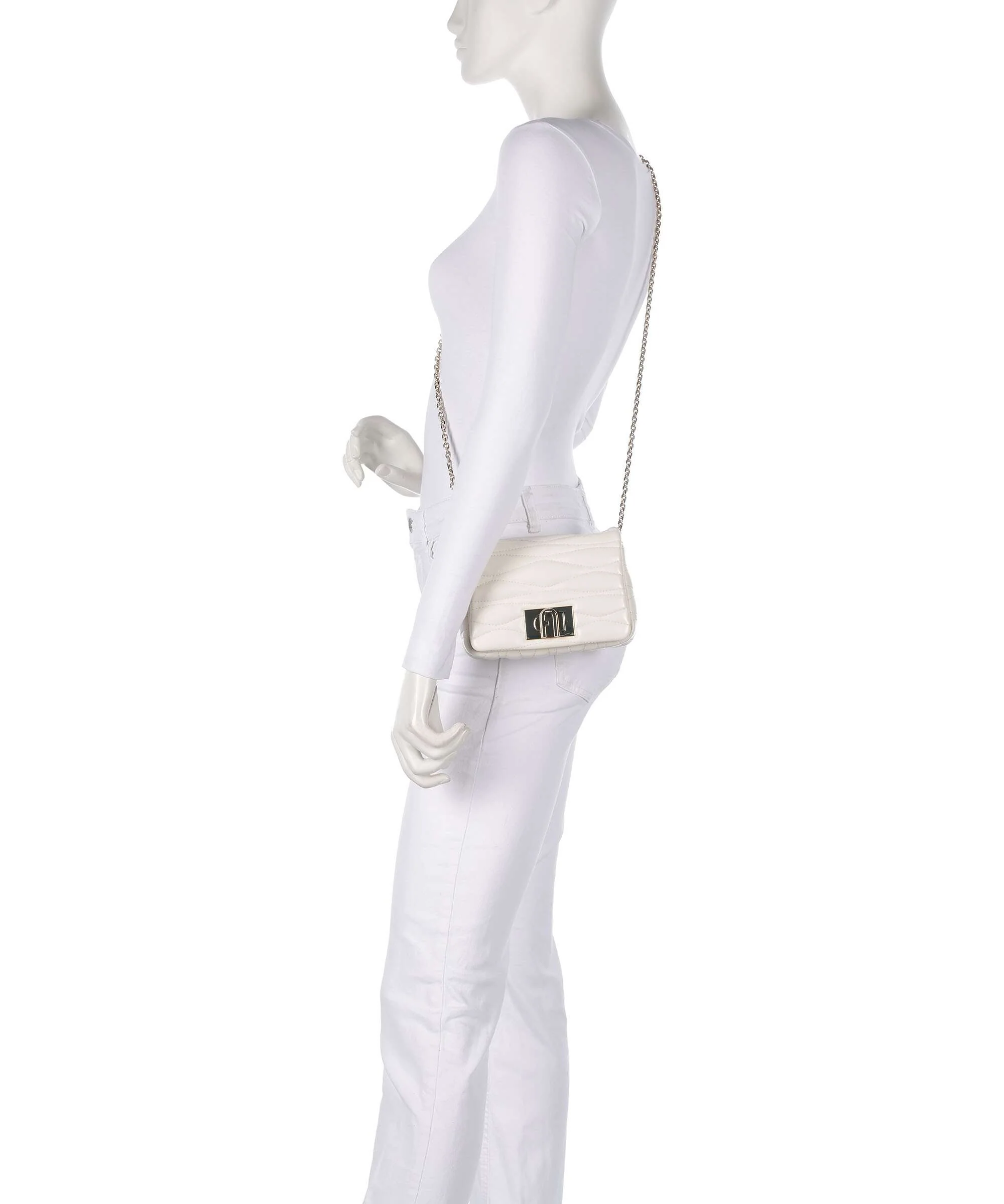 Furla 1927 Mini Soft Crossbody bag panna - Image 3