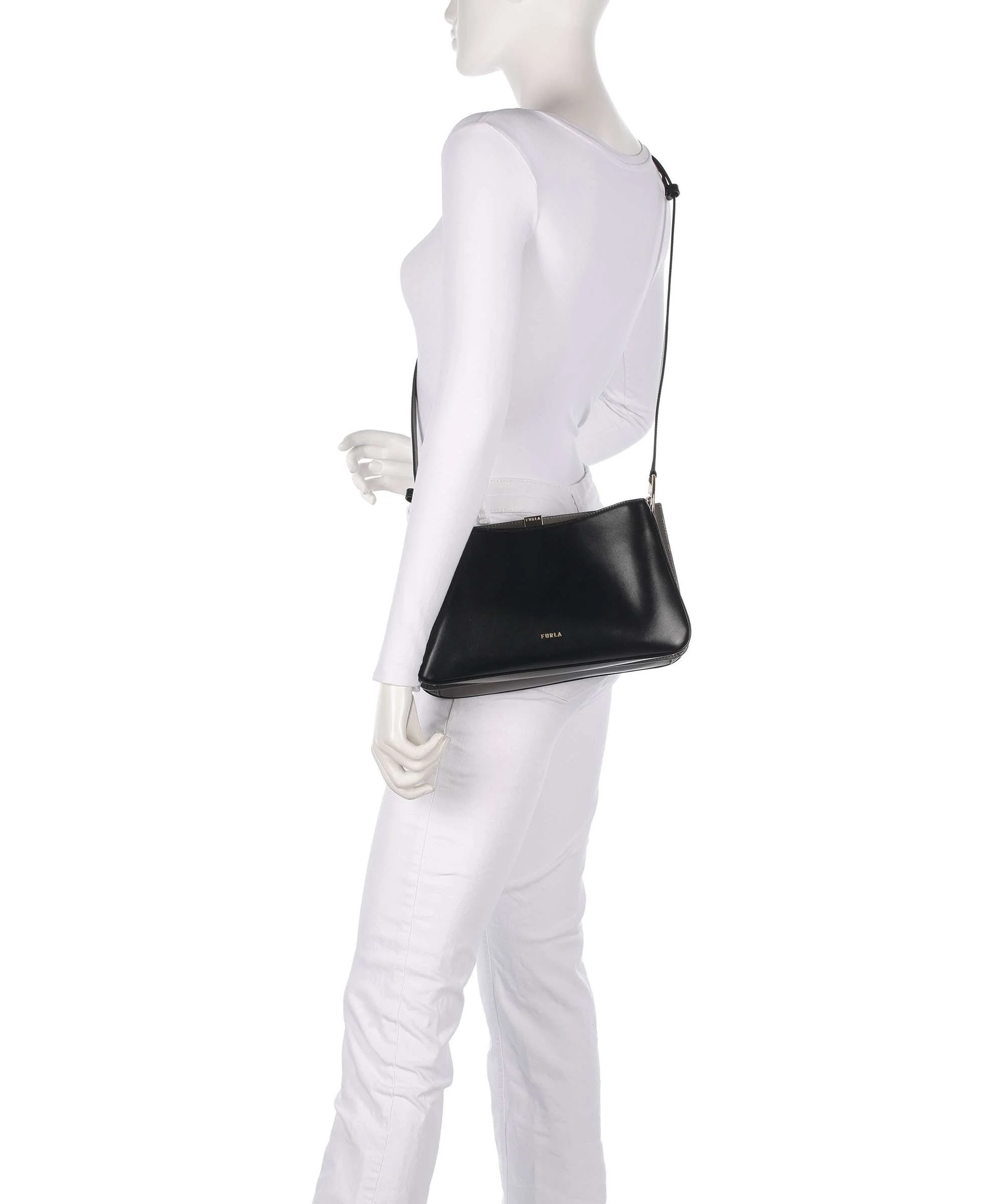 Furla Agata M Crossbody bag nero/urban gray - Image 3