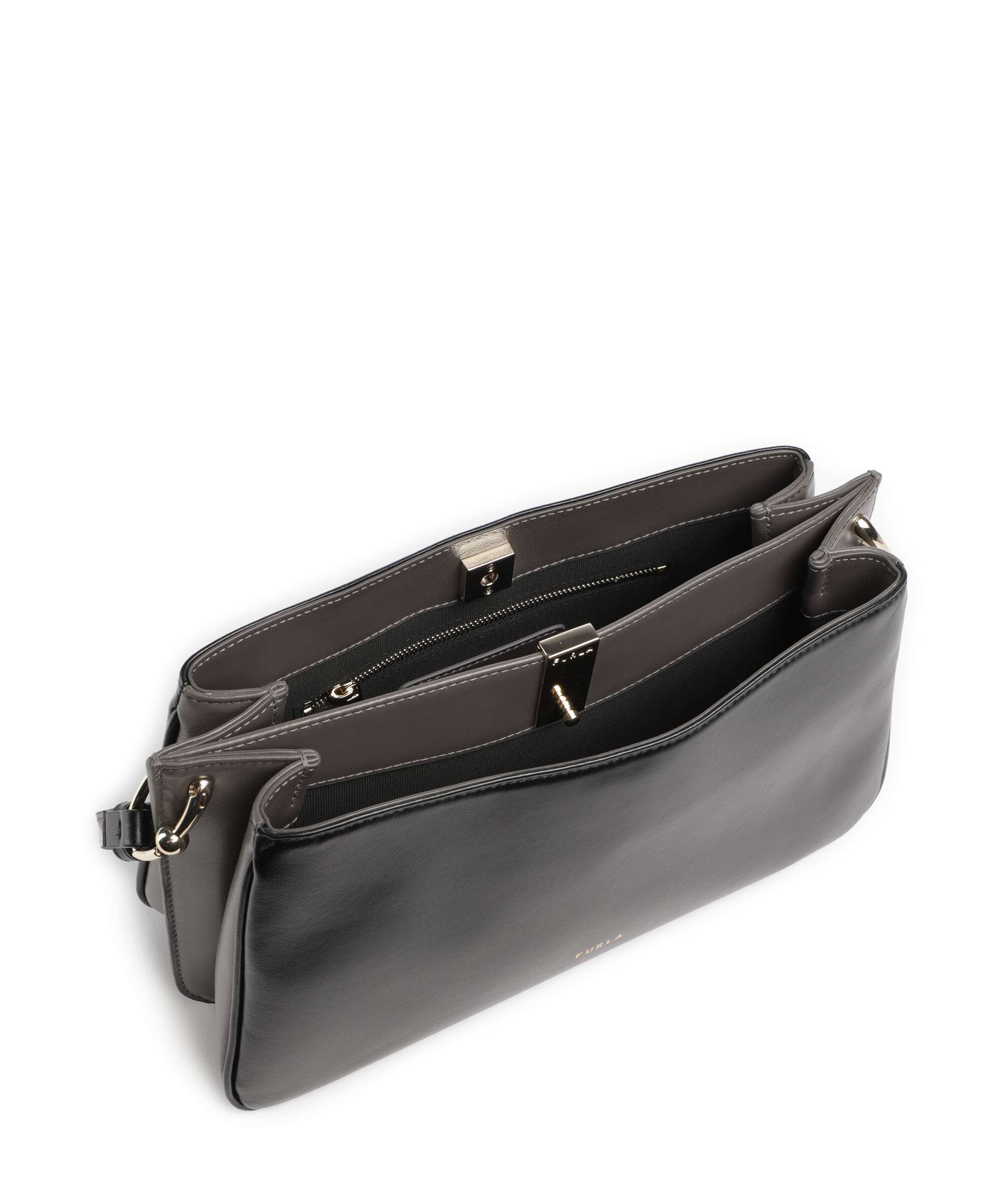 Furla Agata M Crossbody bag nero/urban gray - Image 6