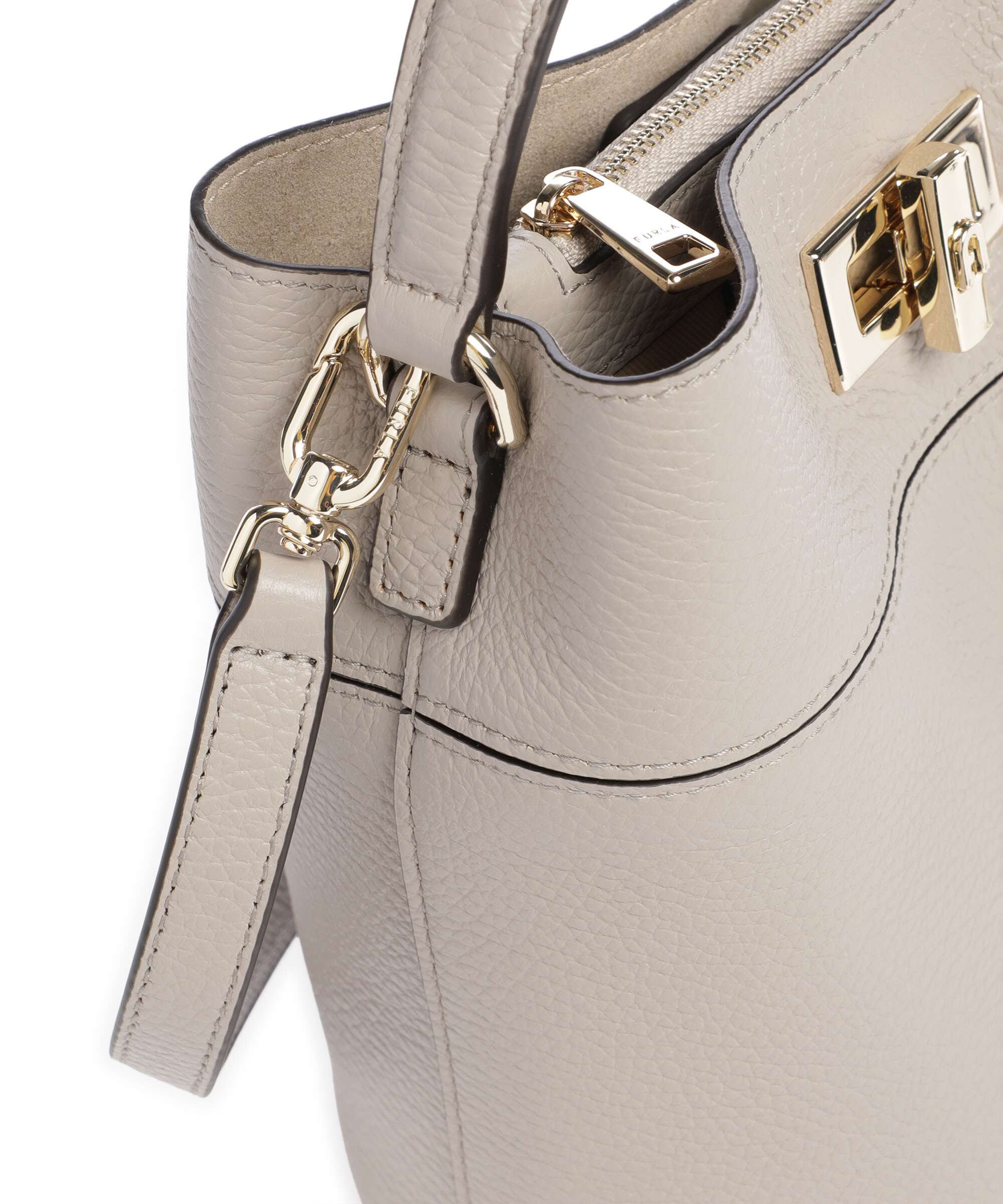 Furla Amelia Mini Bucket bag cachemire gray - Image 4