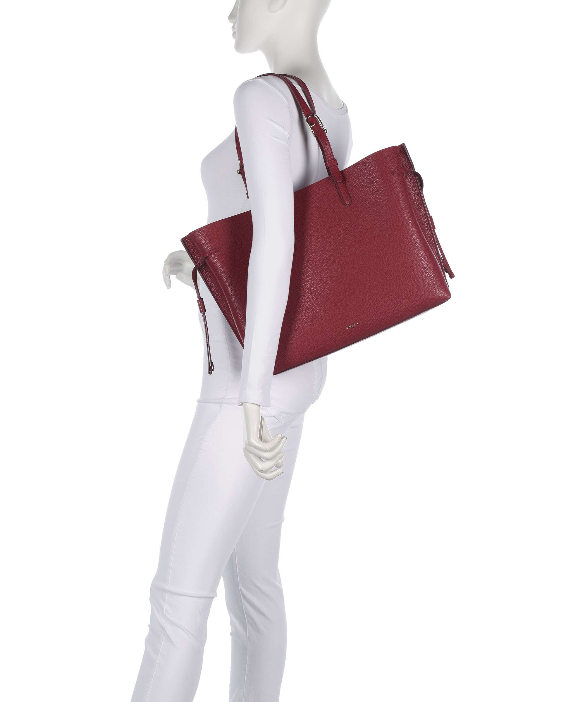 Furla Ava L Tote bag ciliegia/nero - Image 3