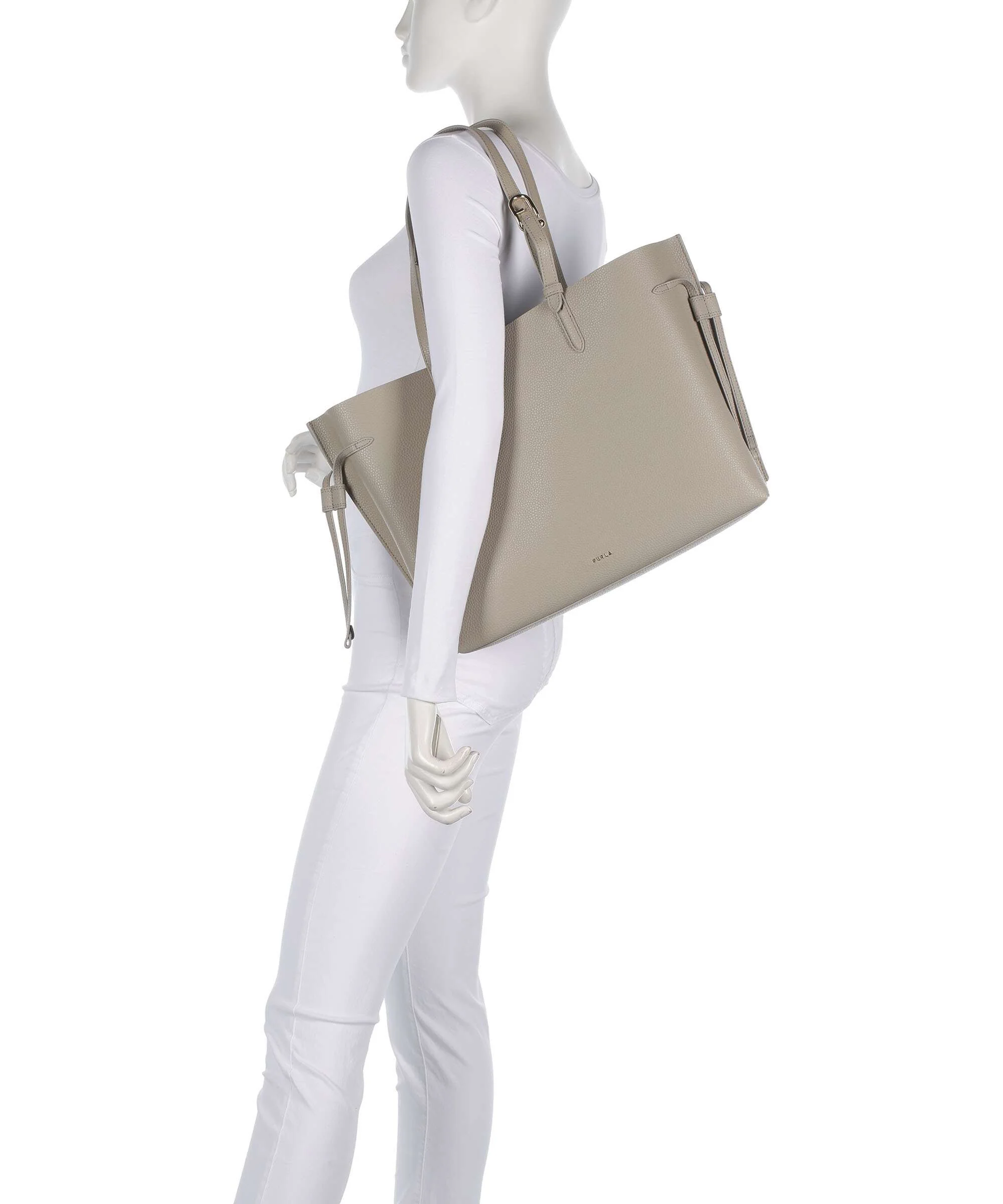 Furla Ava L Tote bag linen/urban gray - Image 3