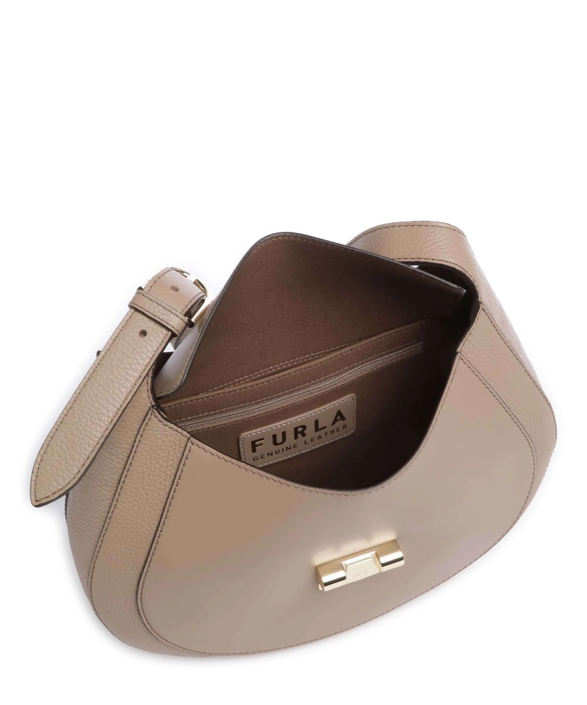 Furla Club 2 M Hobo bag greige - Image 6