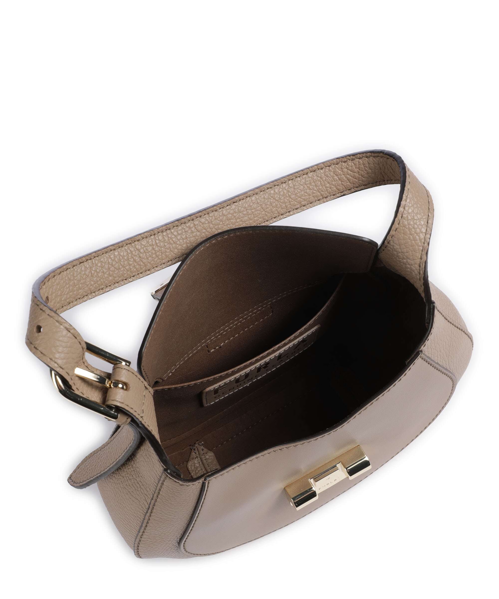Furla Club 2 S Hobo bag greige - Image 6