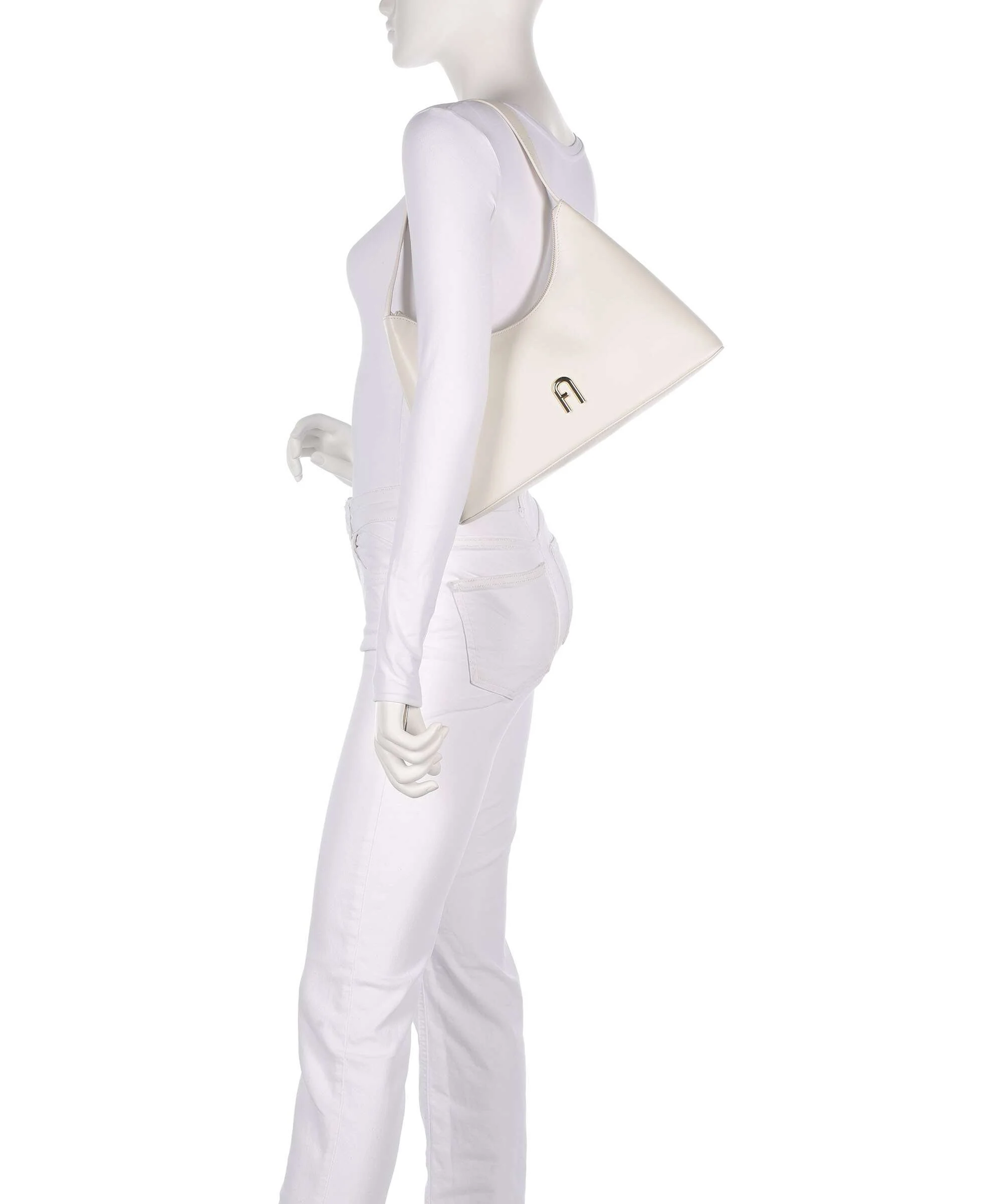 Furla Diamante S Shoulder bag panna - Image 3