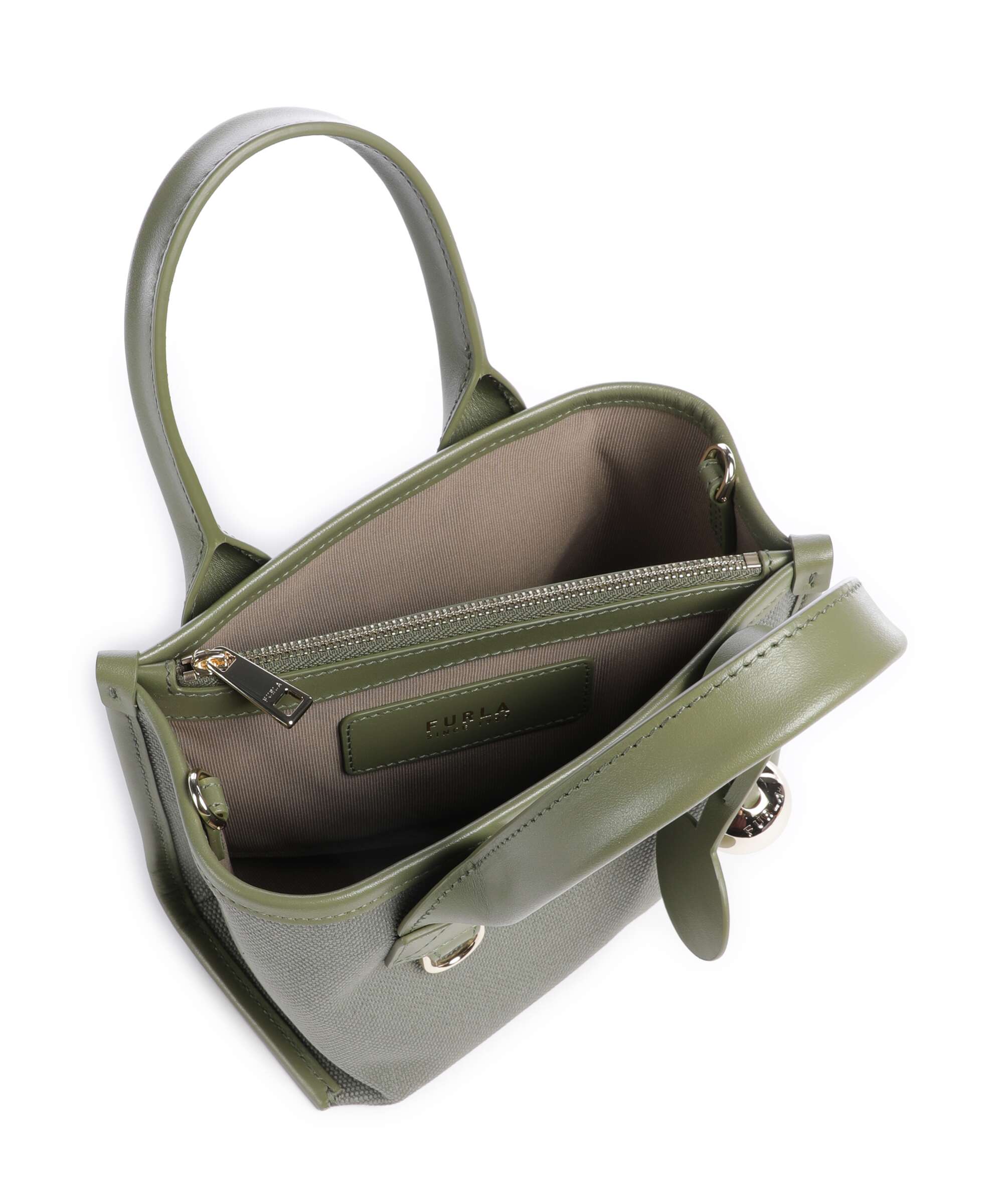 Furla Divide It Mini Handbag avocado - Image 6