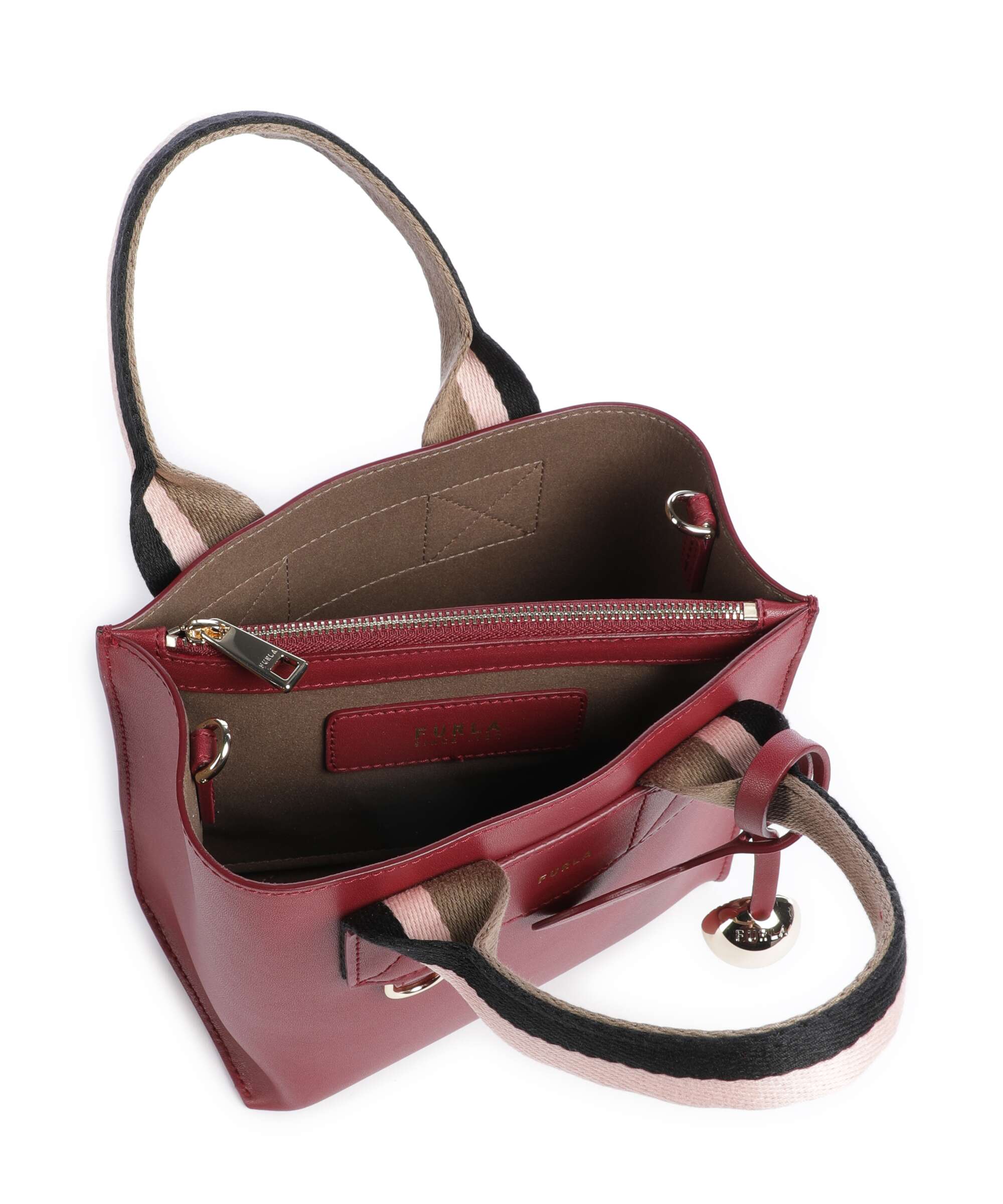 Furla Divide It Mini Handbag toni ciliegia - Image 6