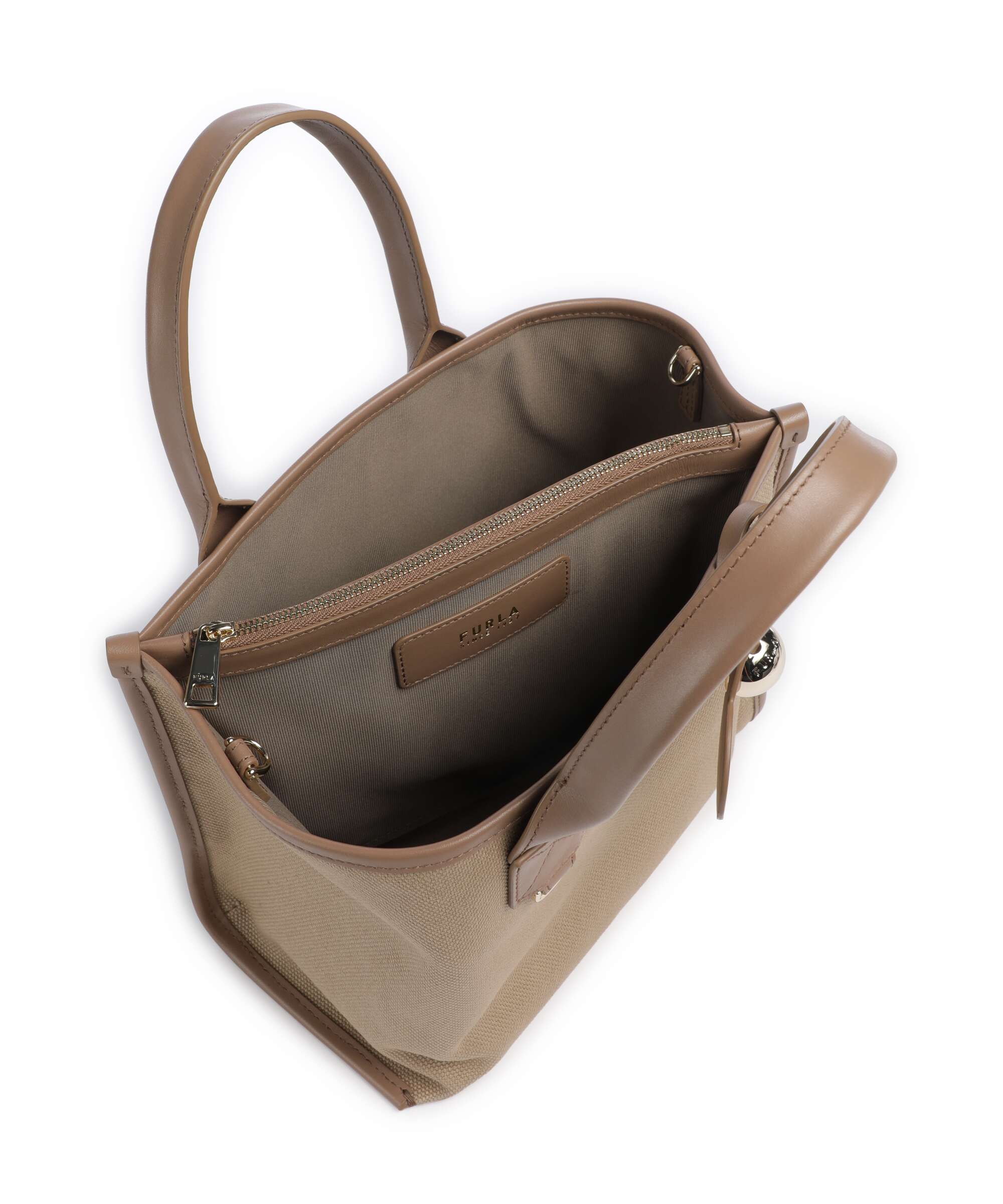 Furla Divide It S Handbag naturale/toffee - Image 5