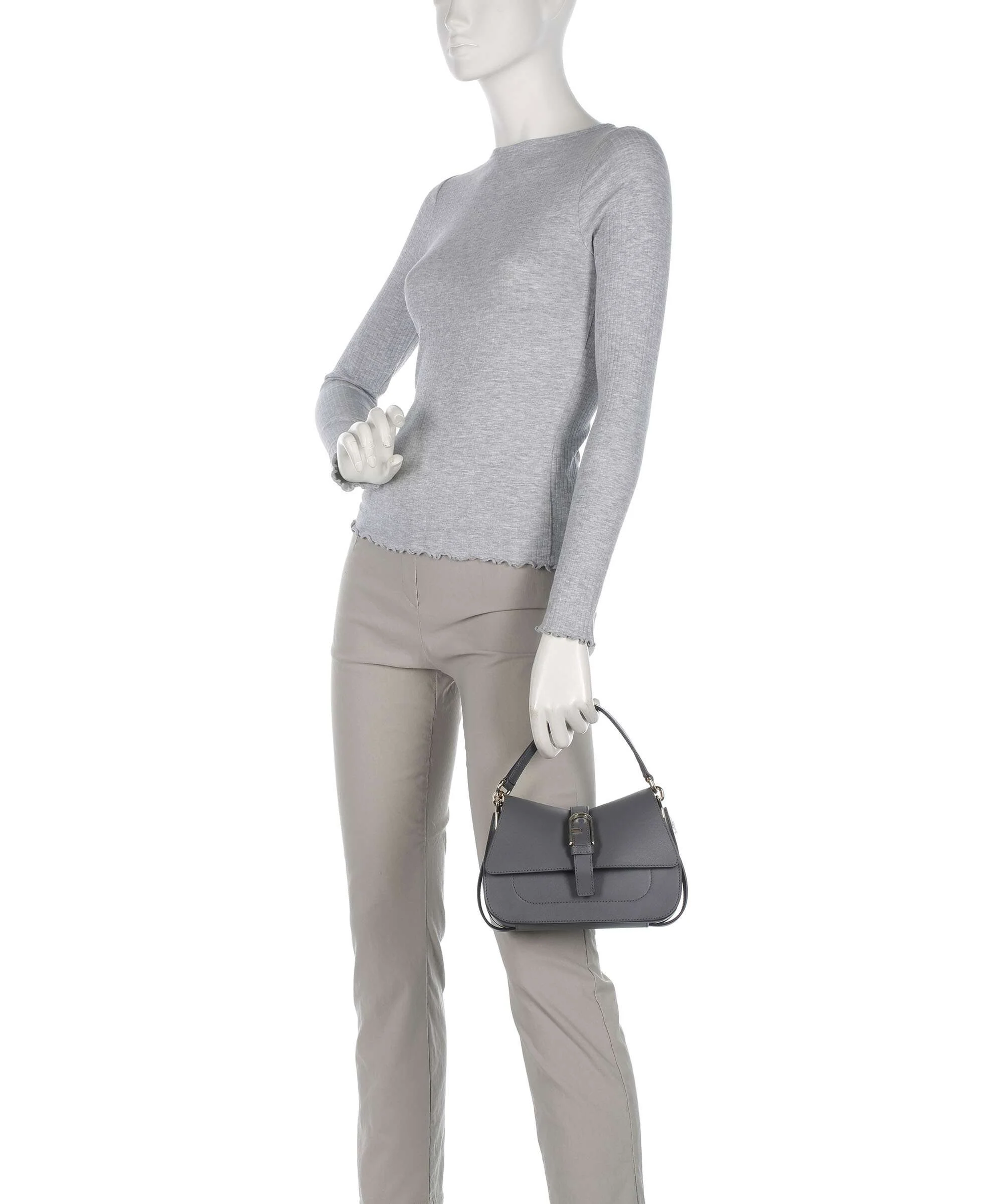 Furla Flow Mini Handbag soil - Image 3