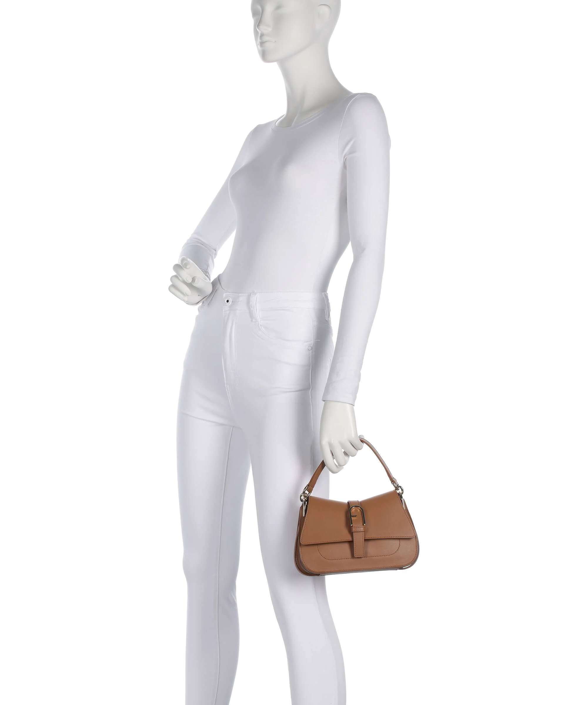 Furla Flow Mini Handbag tabacco - Image 3