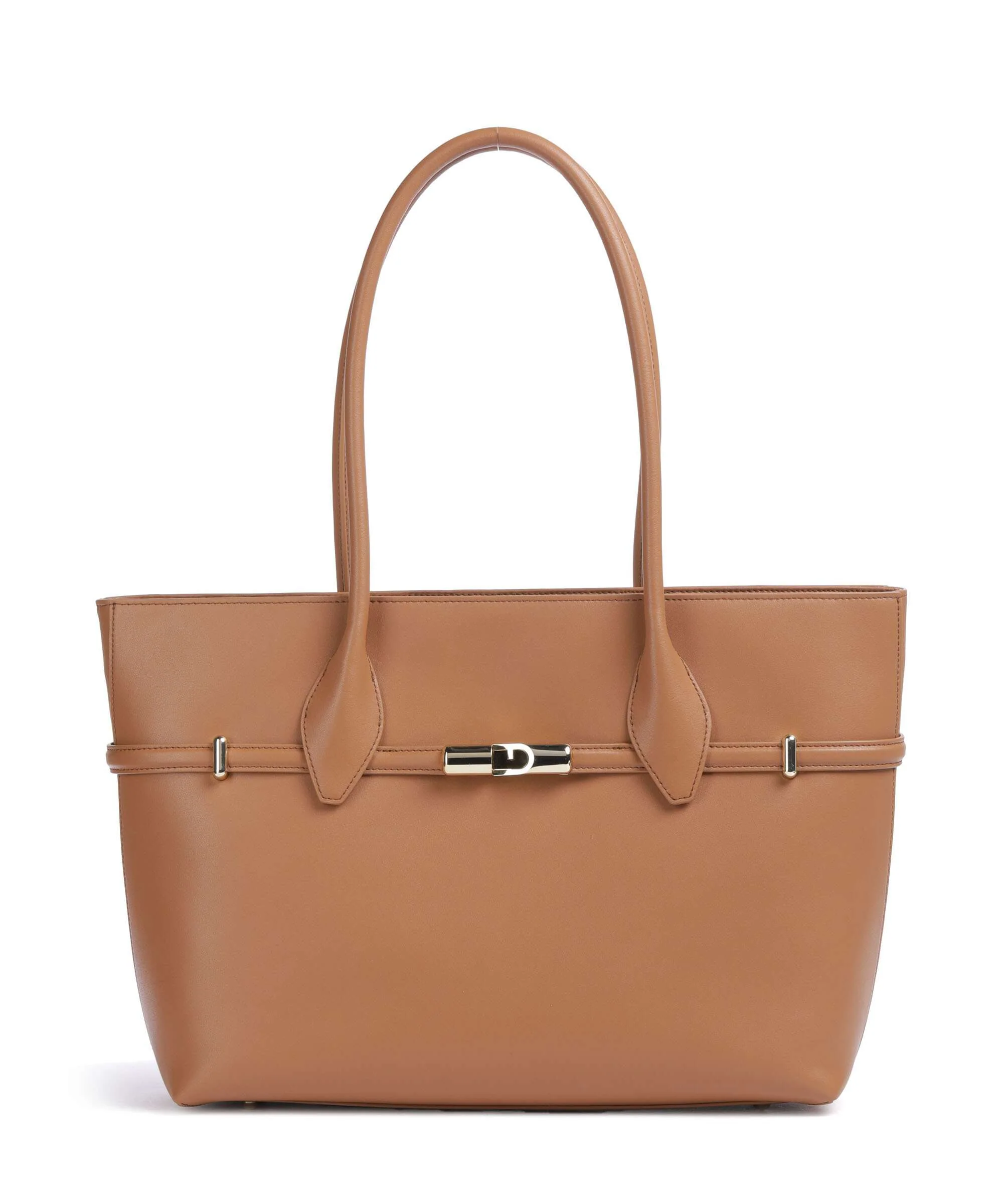 Furla Goccia L Tote bag brandy