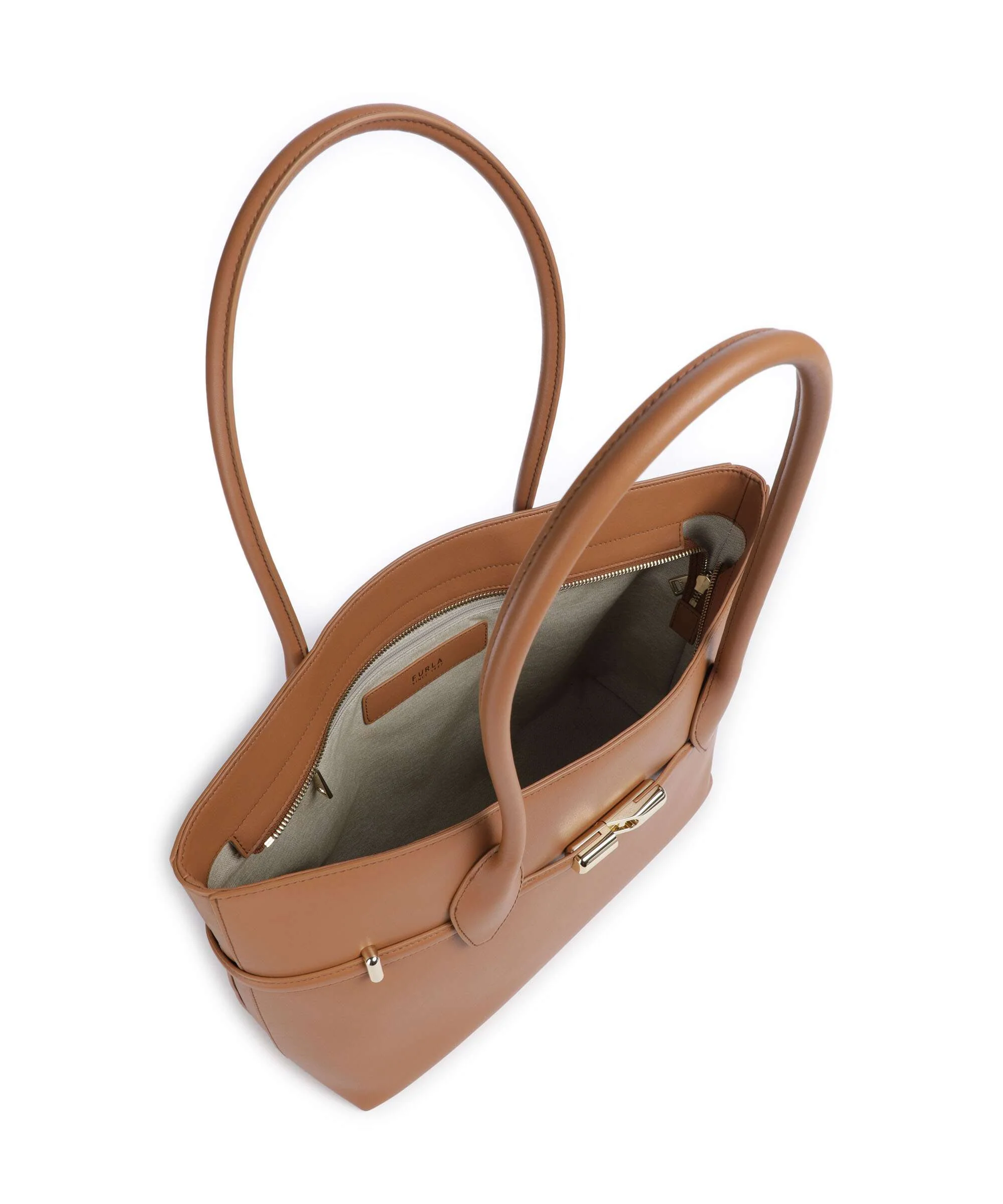 Furla Goccia L Tote bag brandy - Image 6