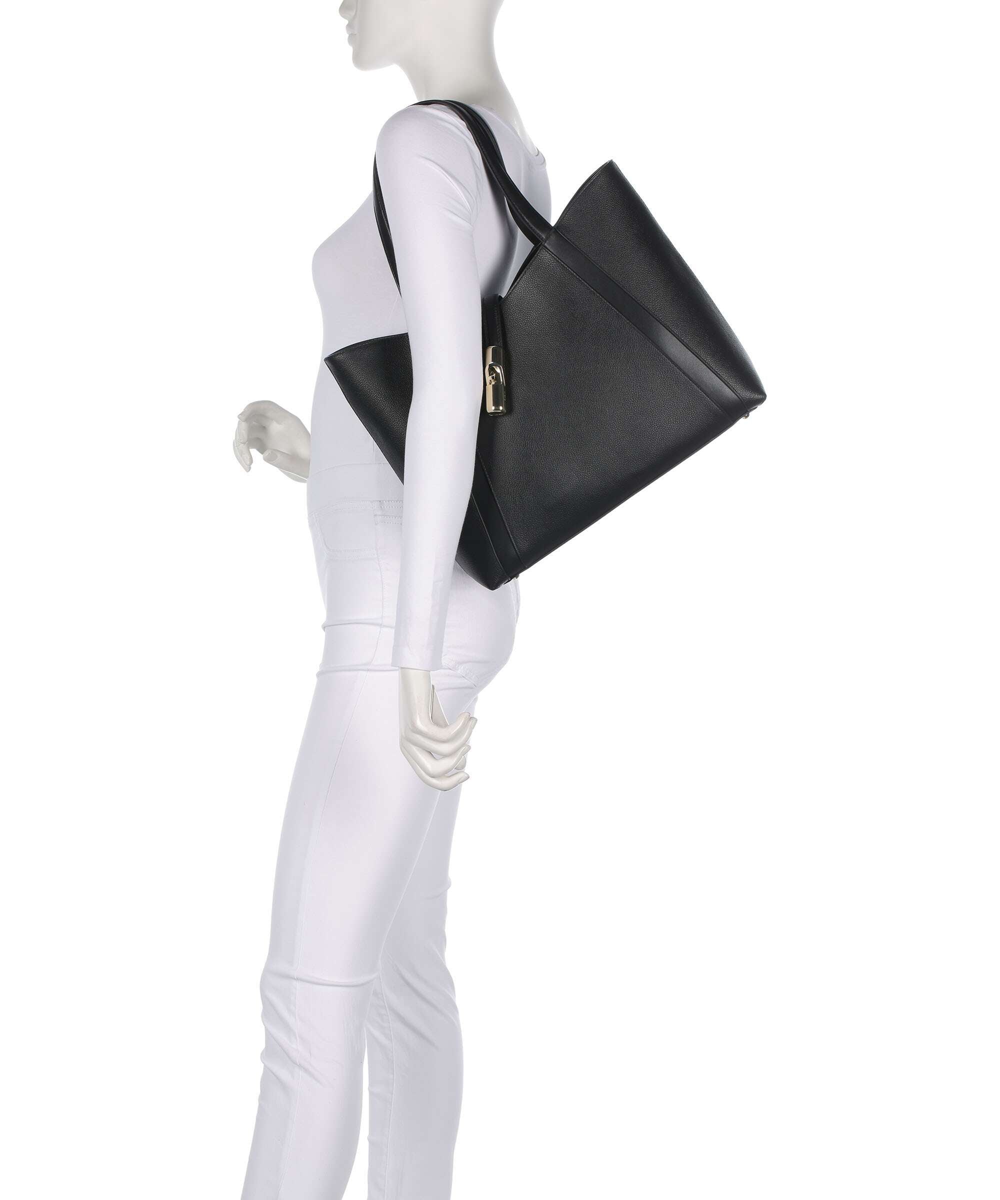 Furla Goccia L Tote bag nero - Image 3