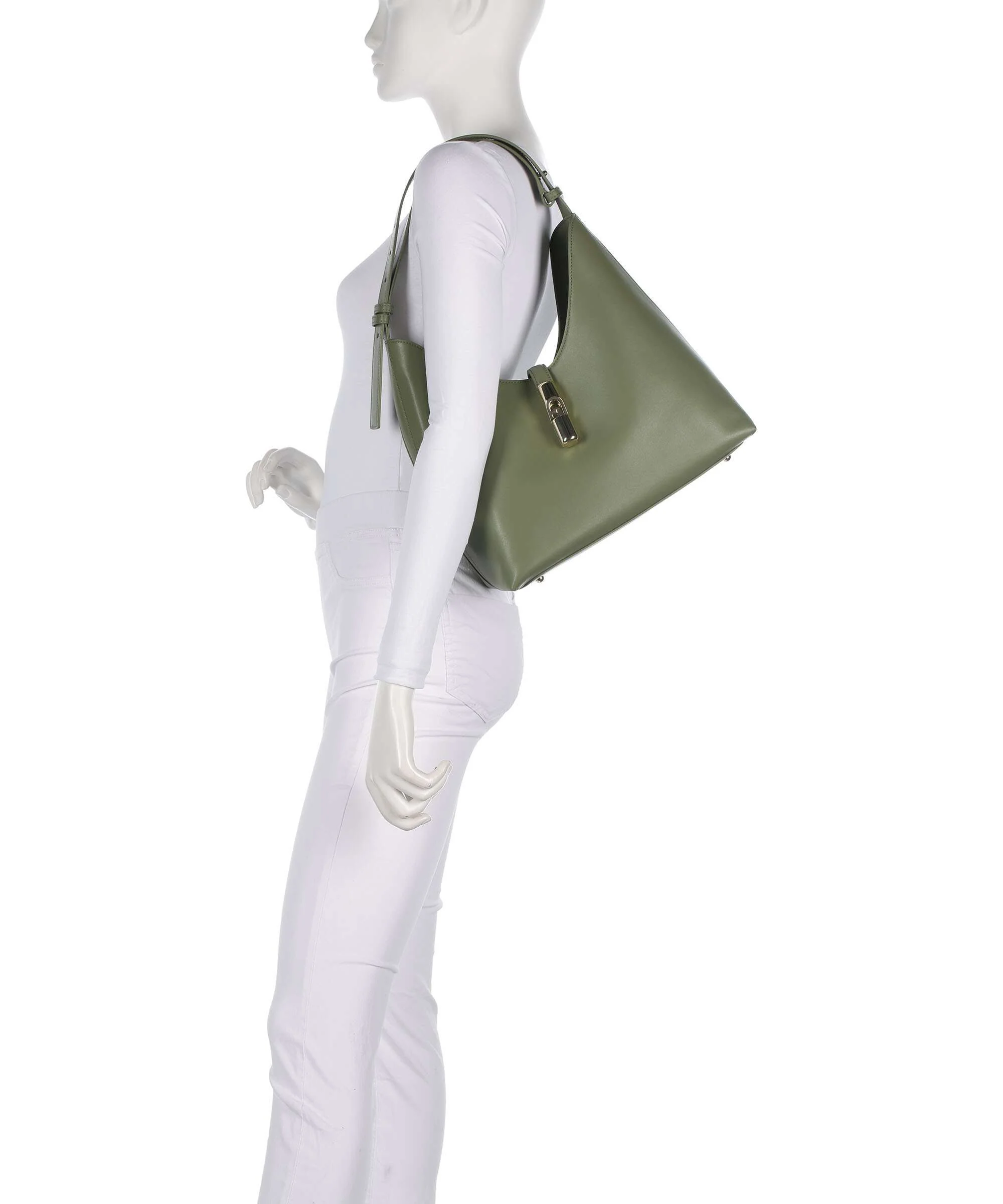 Furla Goccia M Hobo bag avocado - Image 3