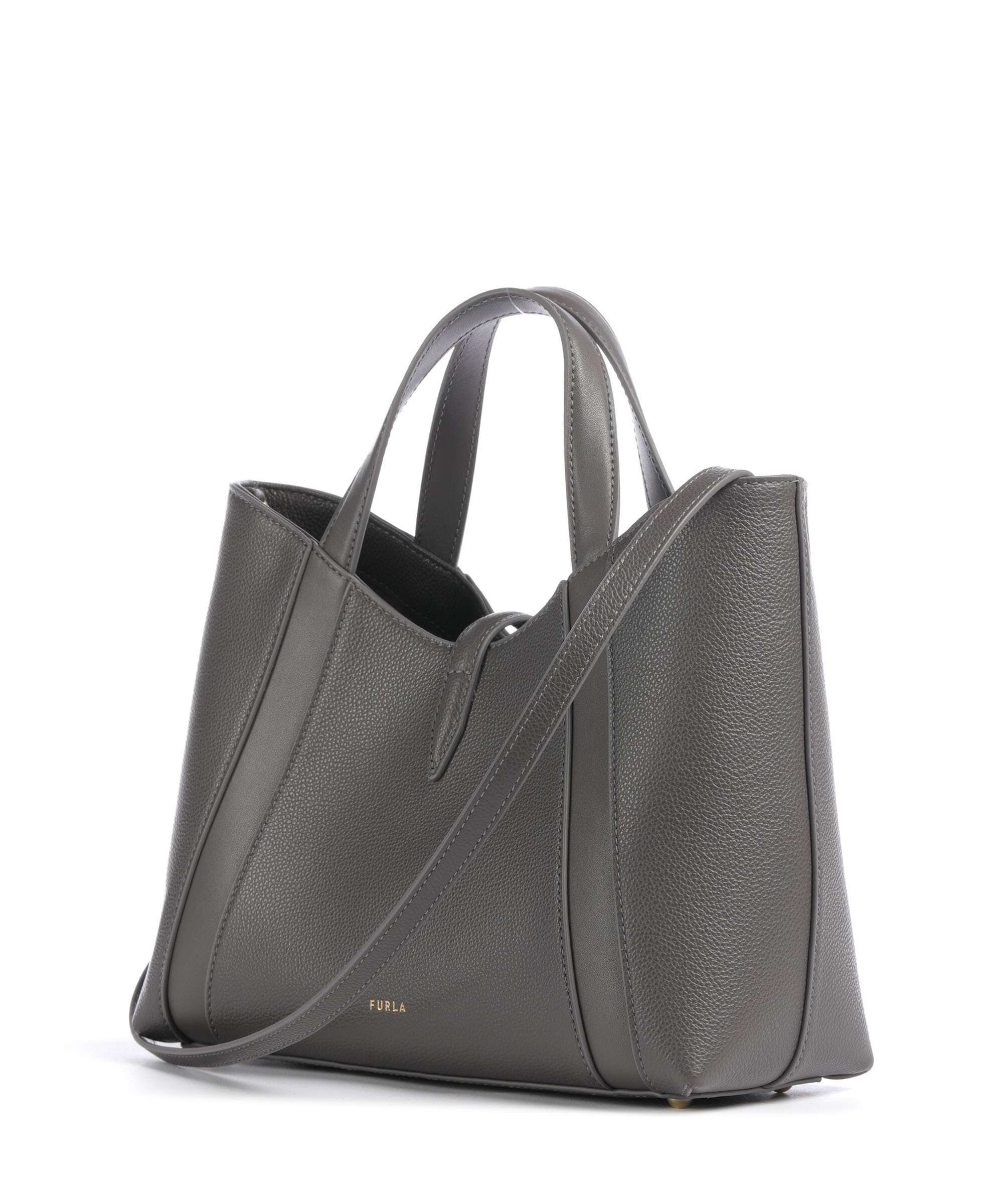 Furla Goccia S Handbag urban gray - Image 2