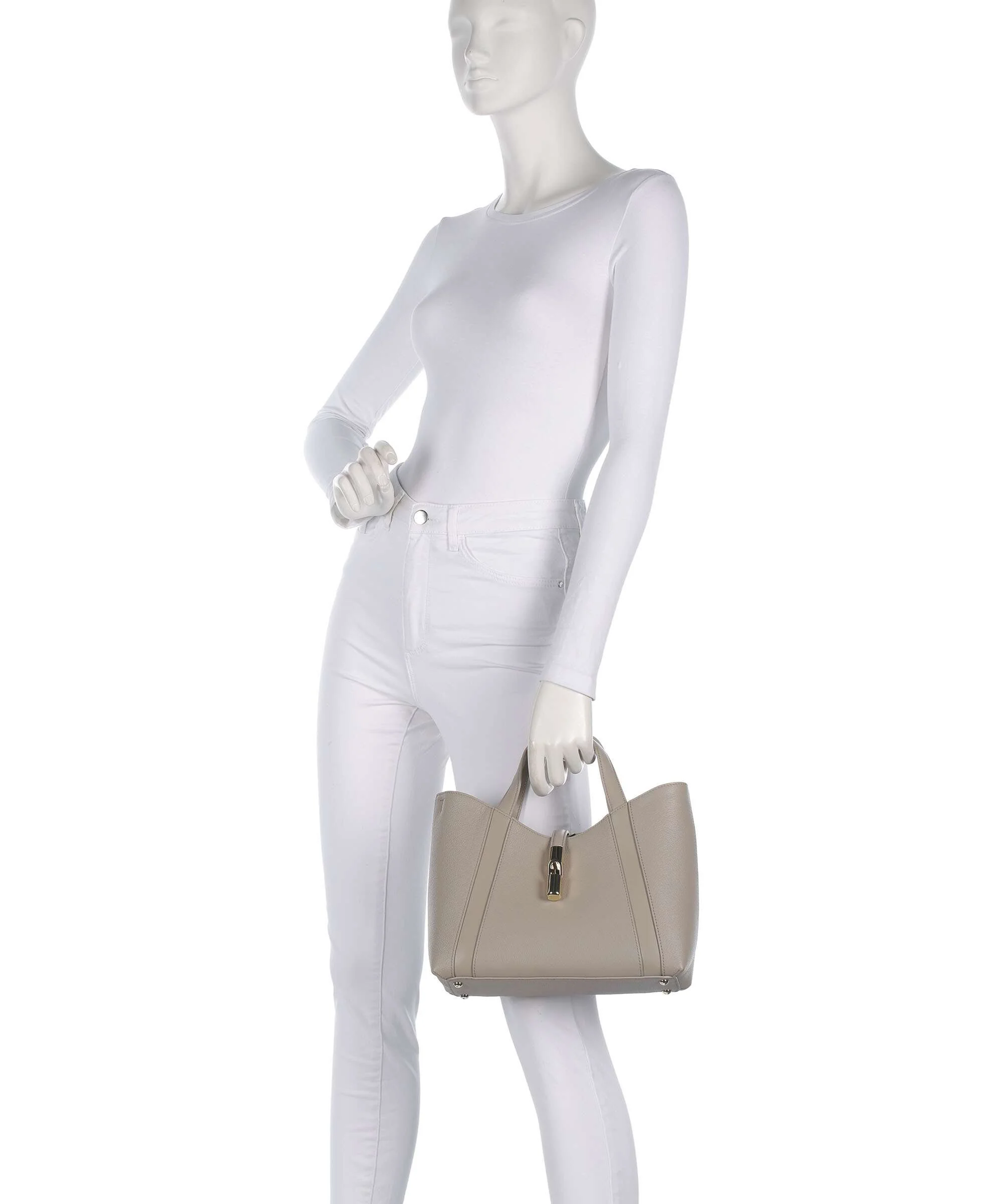Furla Goccia S Handbag linen - Image 3