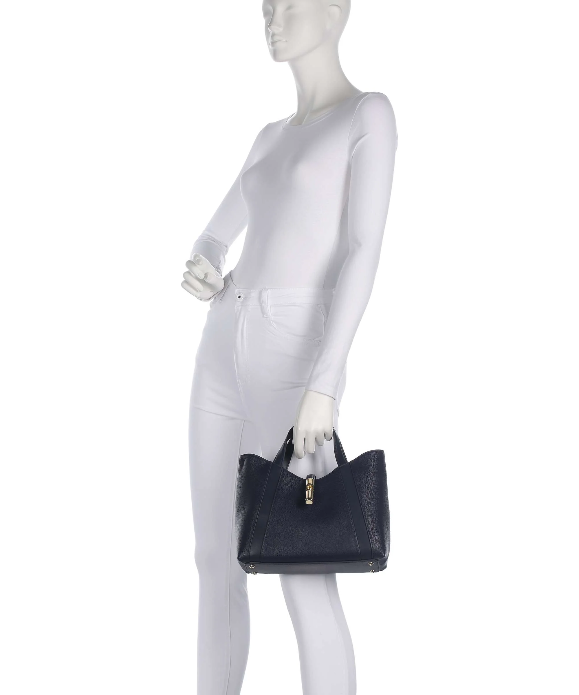 Furla Goccia S Handbag ink blue - Image 3