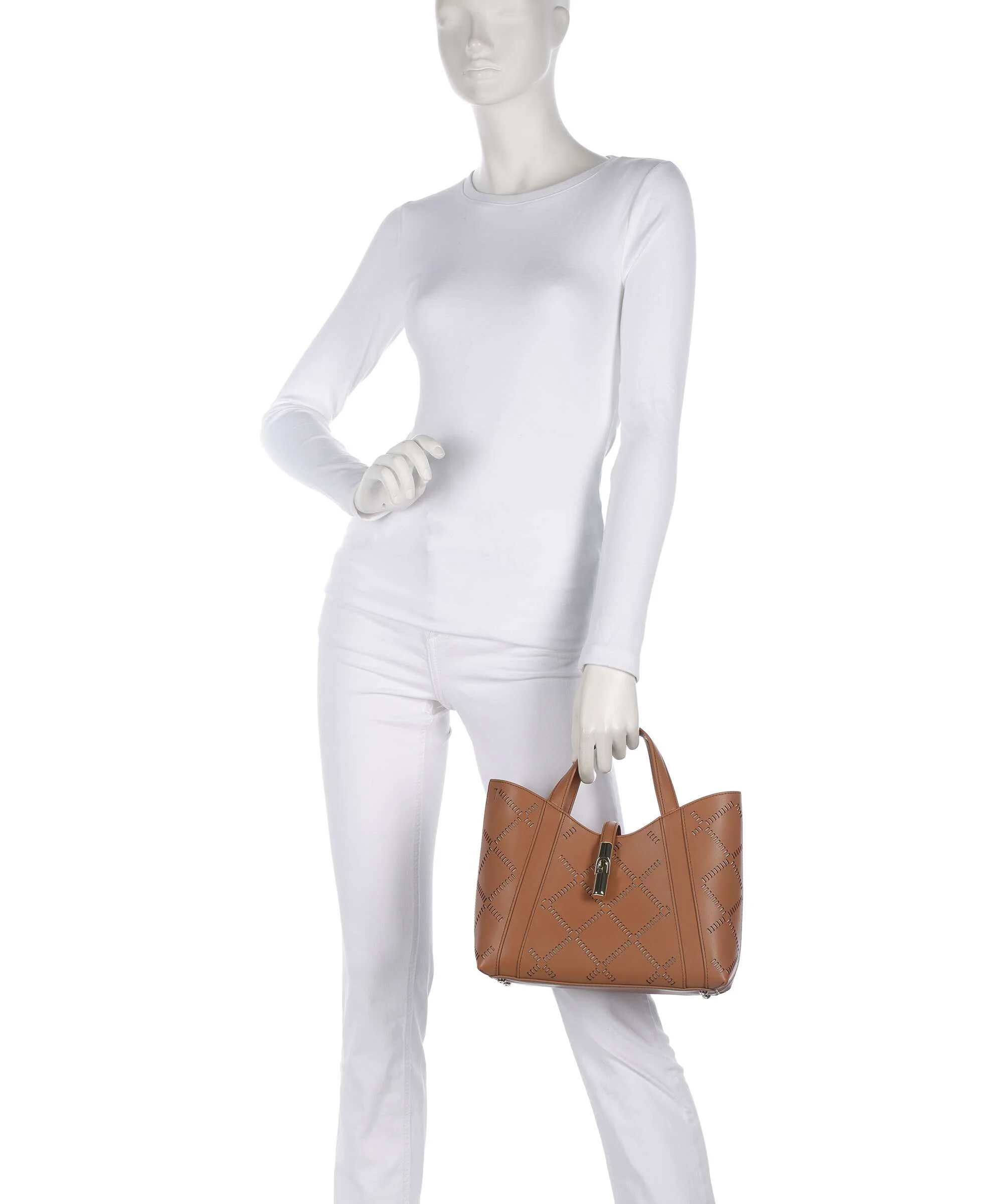 Furla Goccia S Handbag brandy - Image 3
