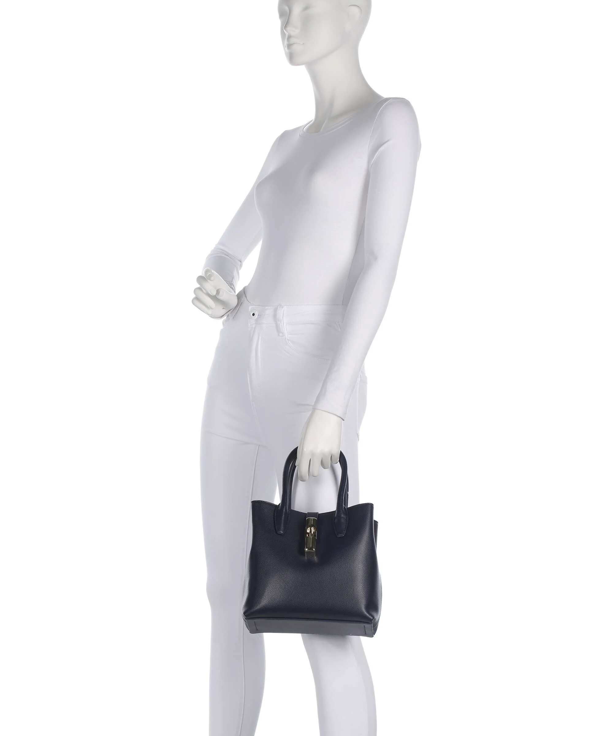 Furla Goccia S Handbag ink blue - Image 3