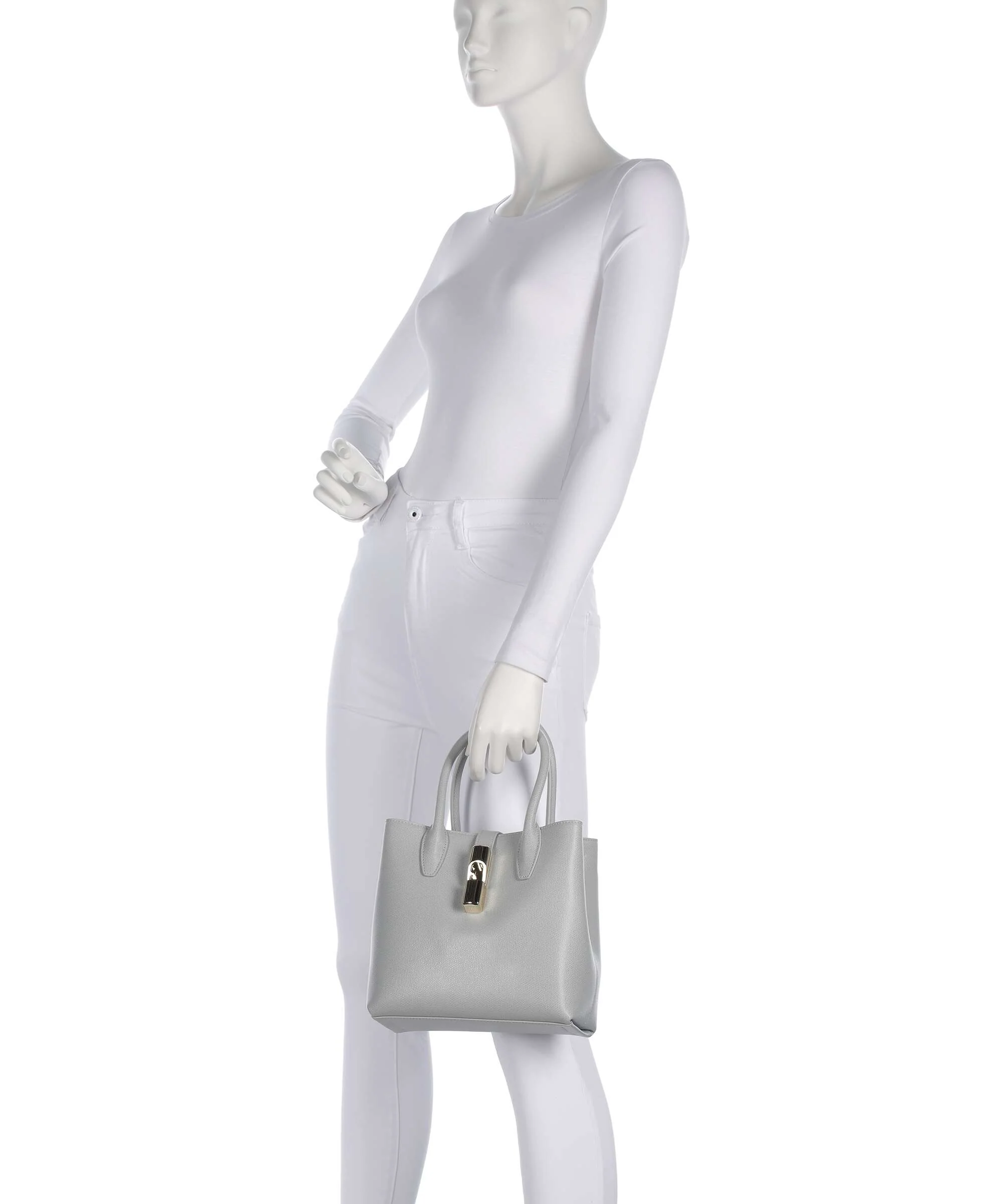 Furla Goccia S Handbag color cristallo - Image 3
