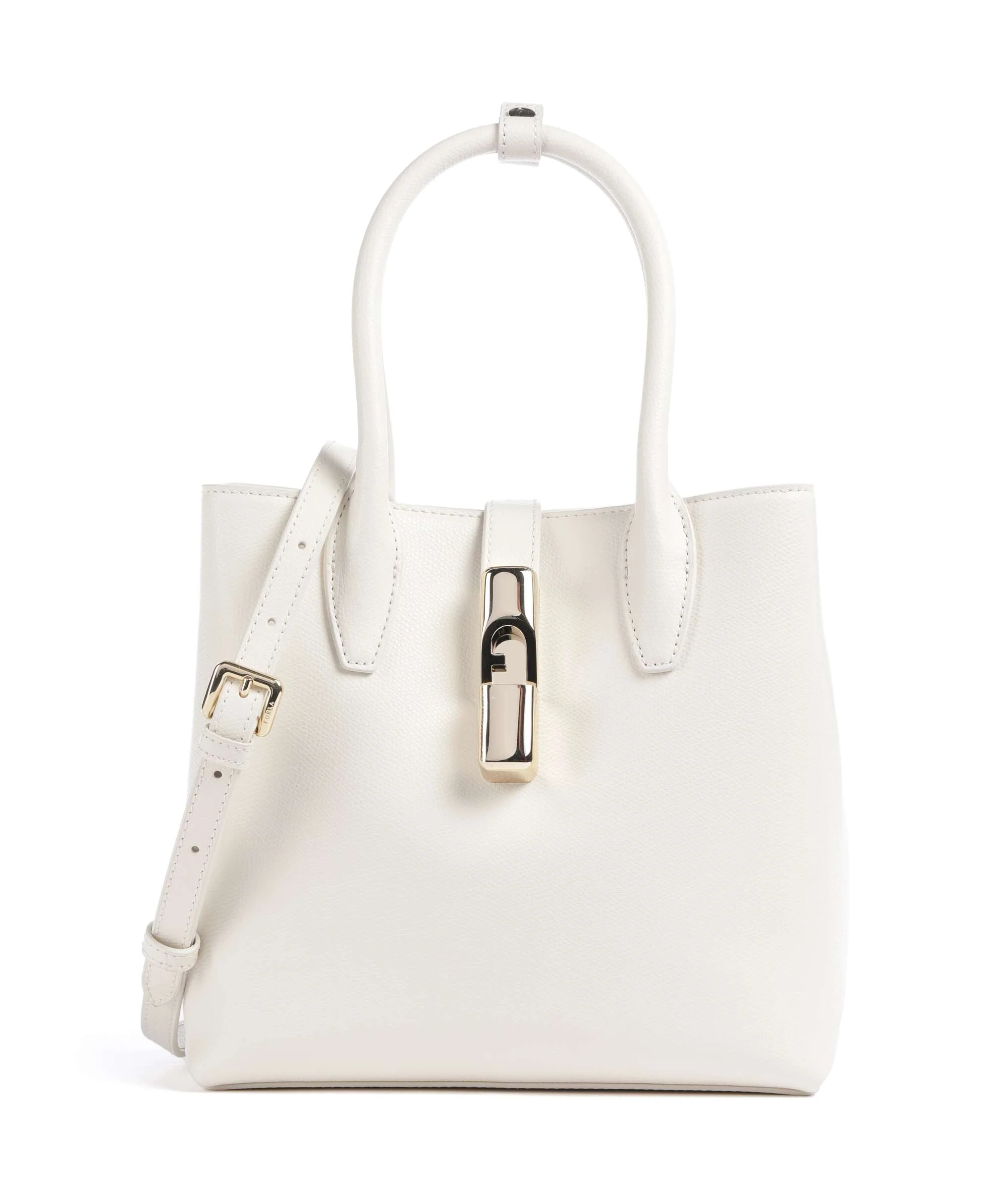 Furla Goccia S Handbag panna