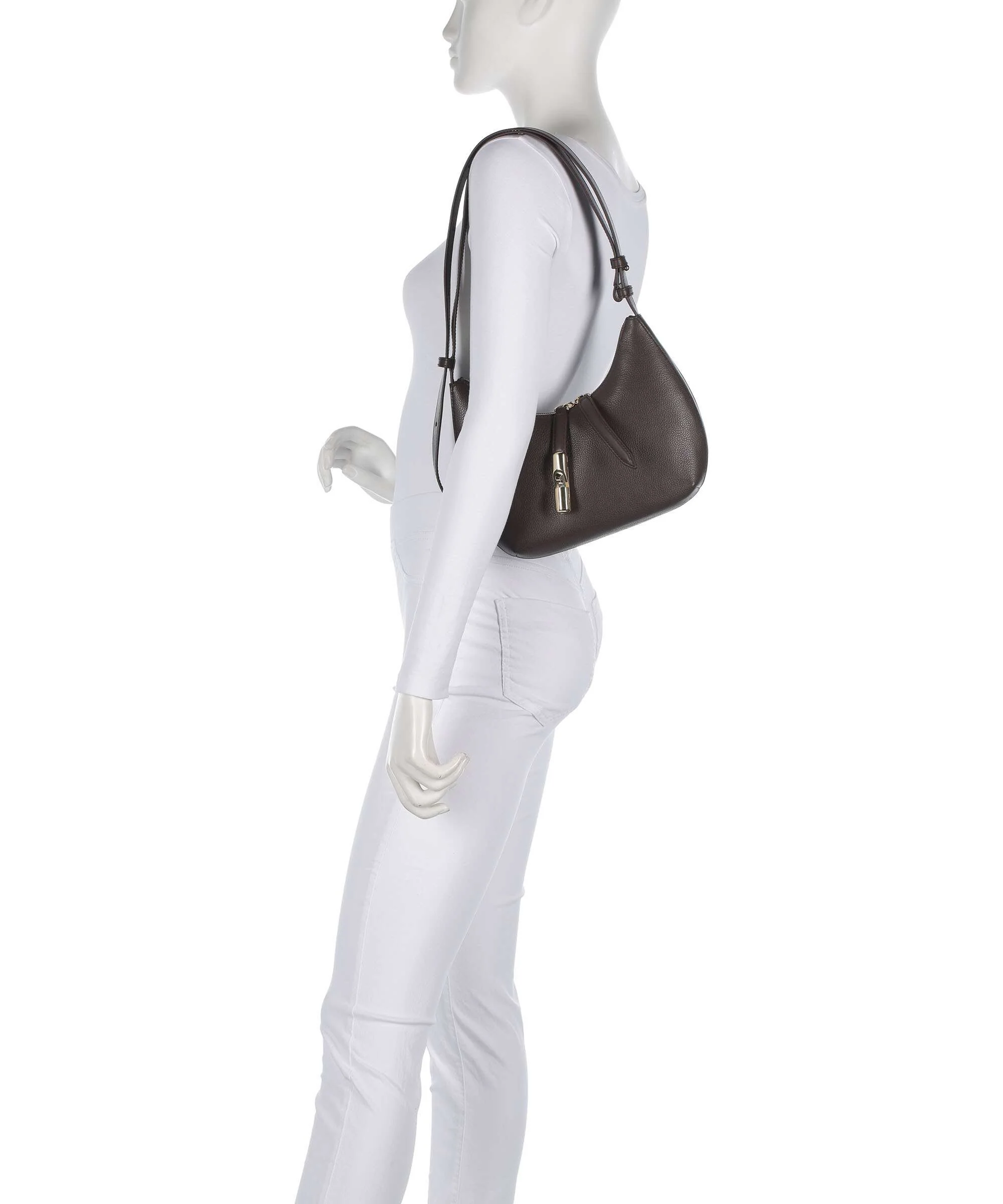 Furla Goccia S Shoulder bag cioccolato - Image 3