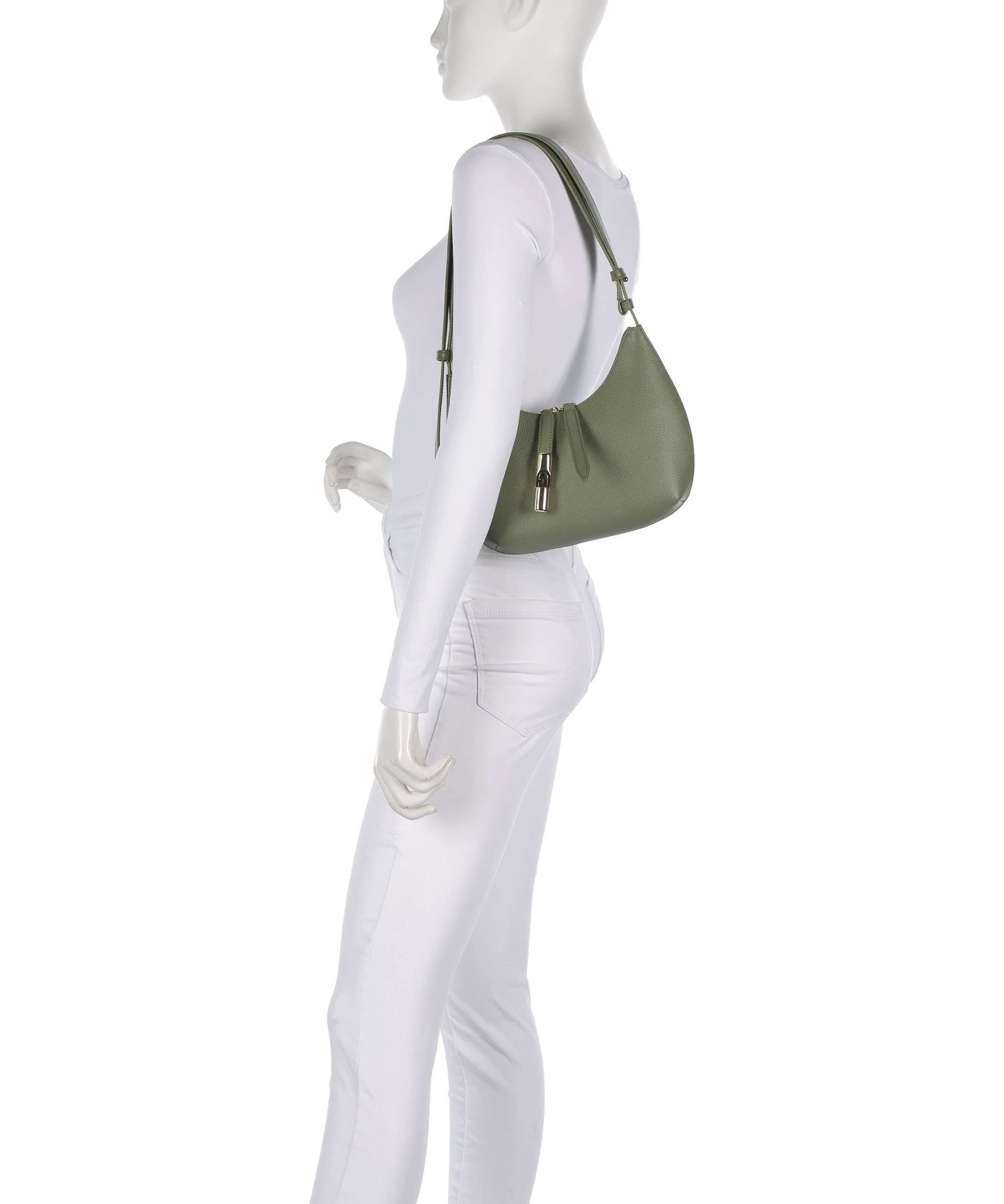Furla Goccia S Shoulder bag avocado - Image 3