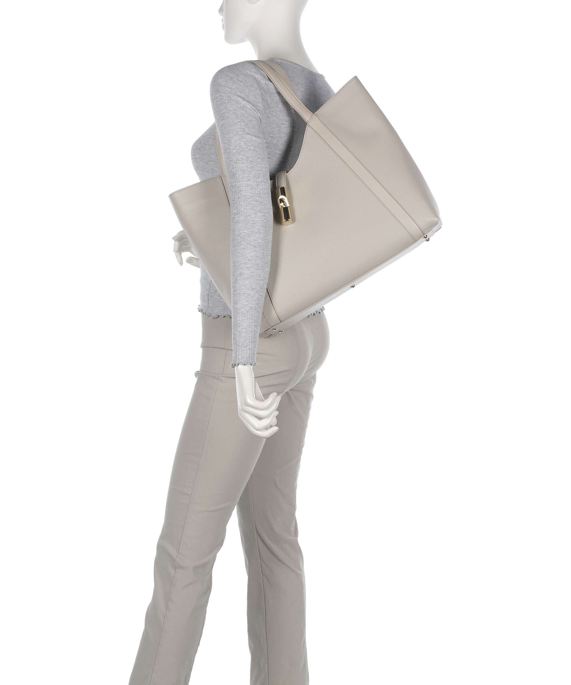 Furla Goccia XL Tote bag vaniglia - Image 3