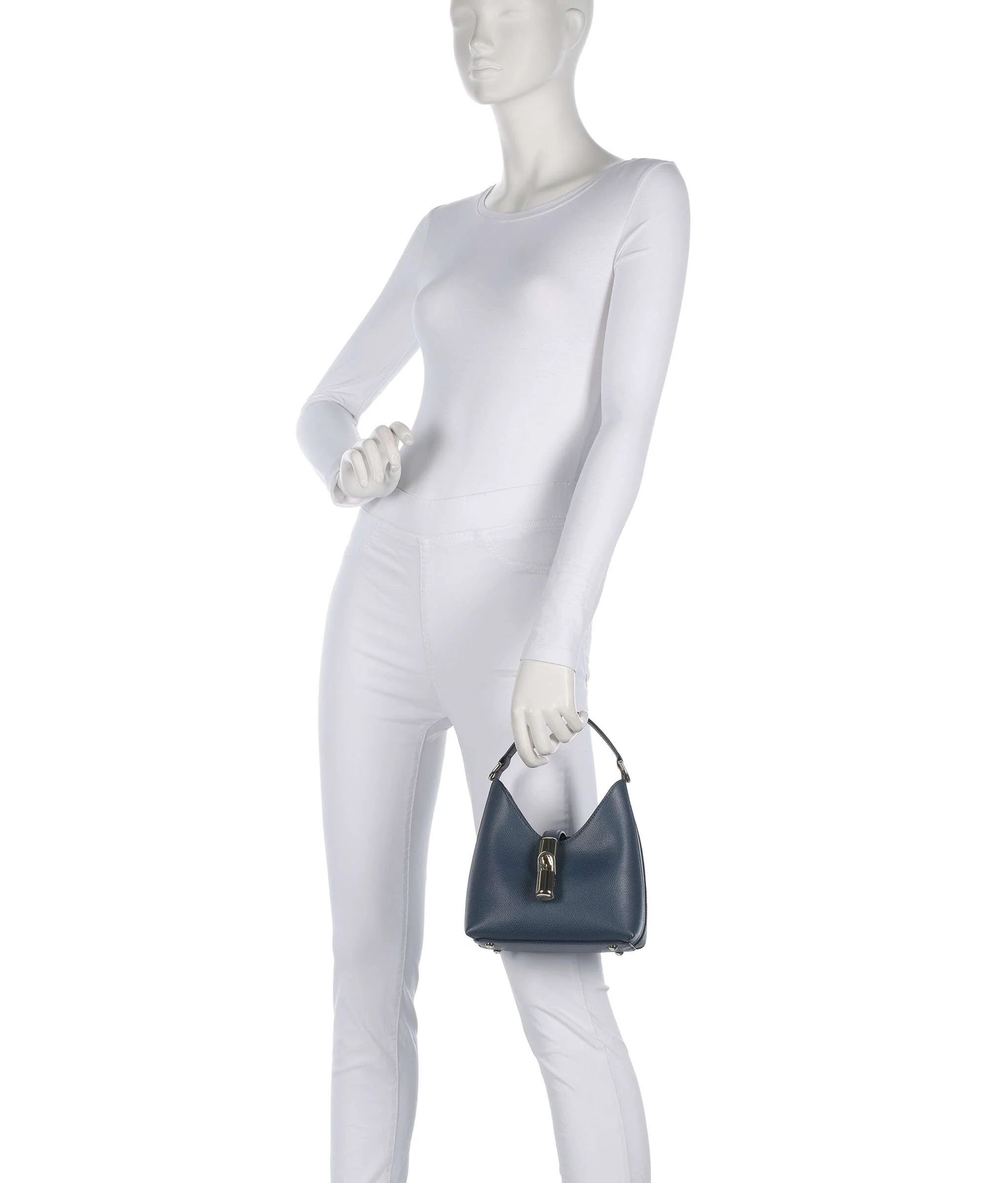 Furla Iride Mini Crossbody bag grigio blu - Image 3