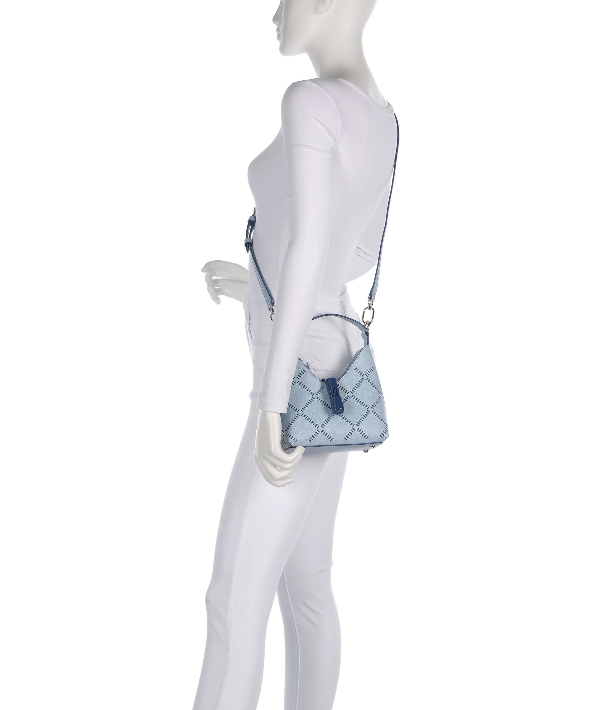 Furla Iride Mini Handbag carta da zucchero/indigo int - Image 3