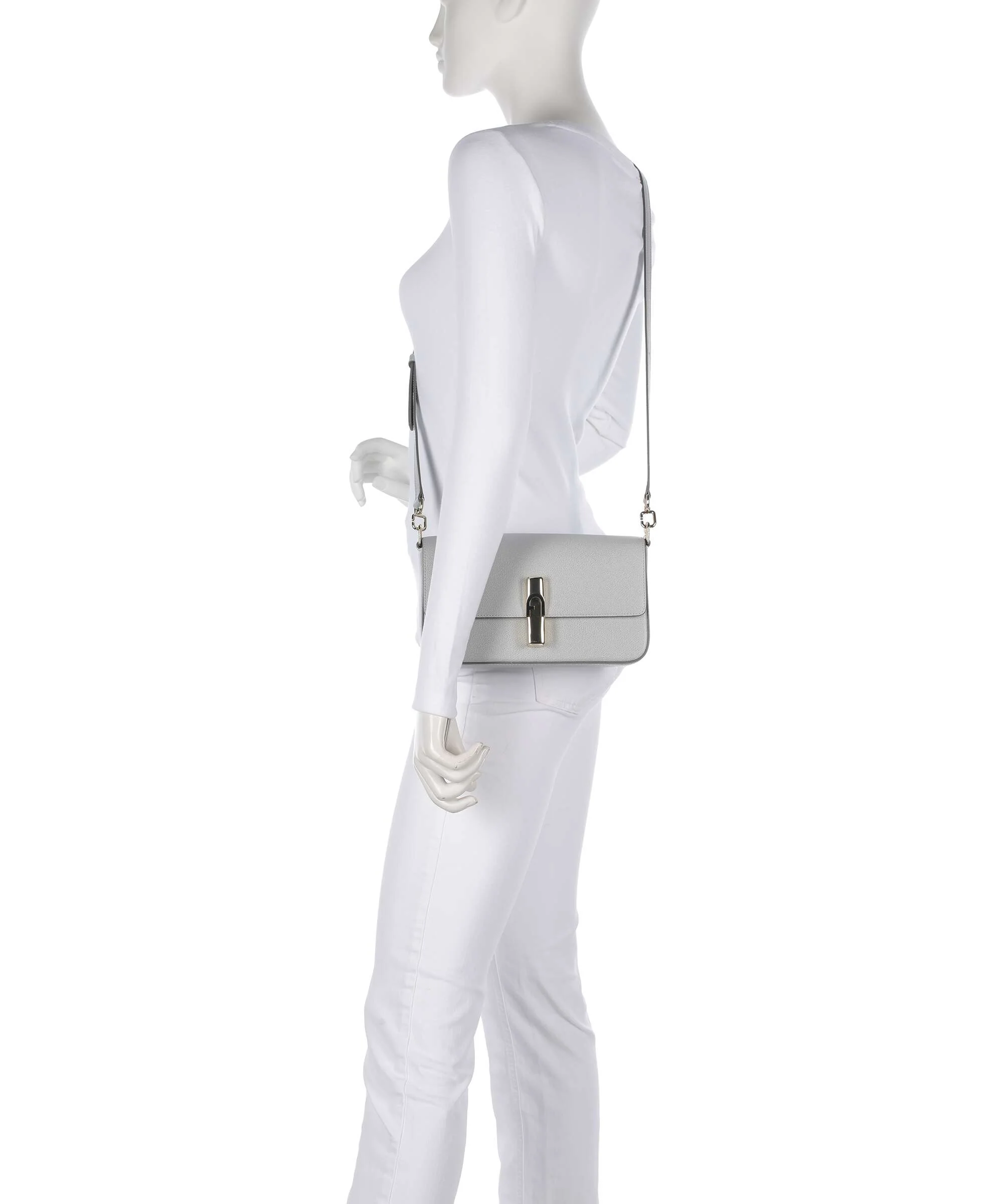 Furla Iride S Crossbody bag color cristallo - Image 3