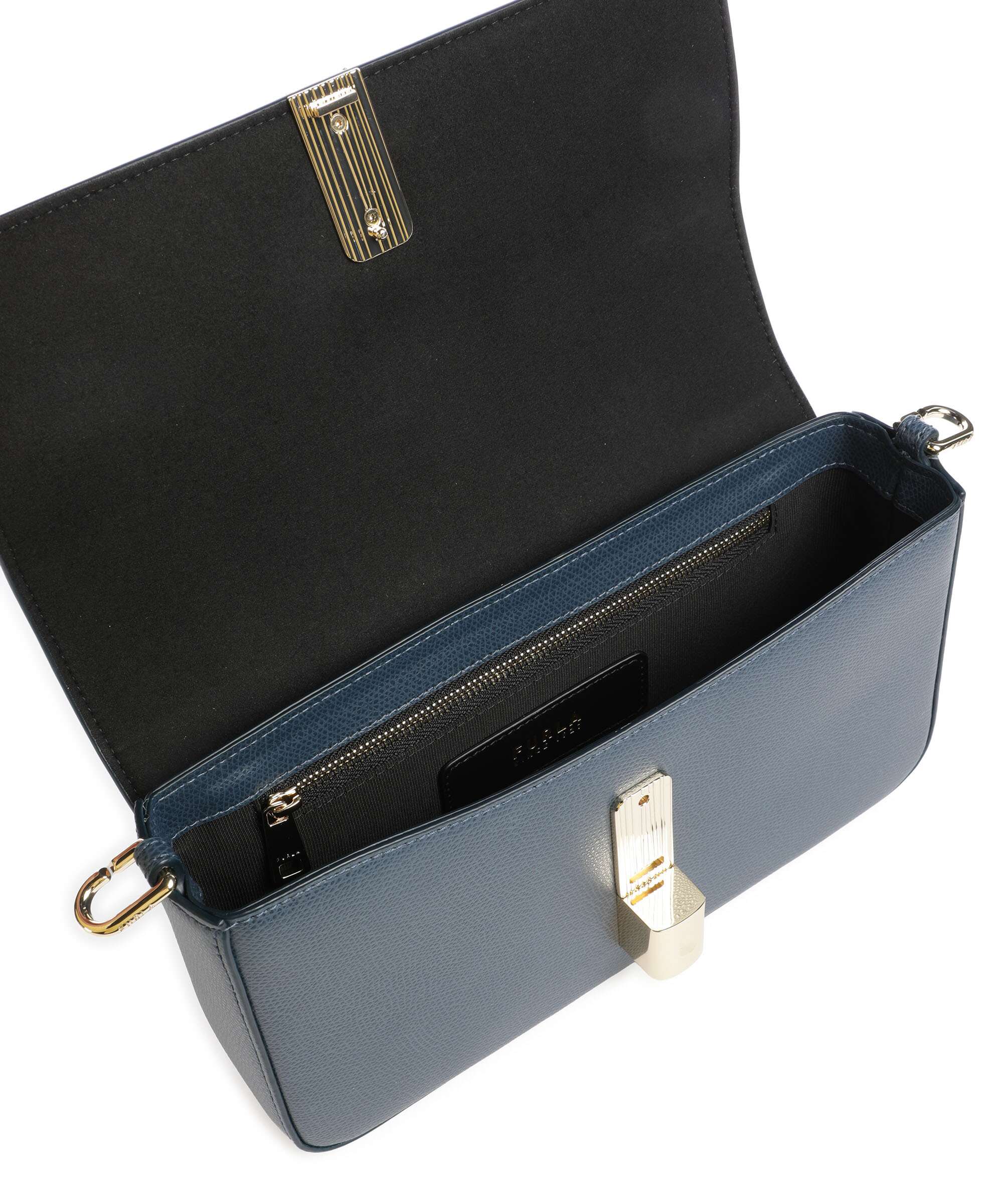 Furla Iride S Crossbody bag grigio blu - Image 6