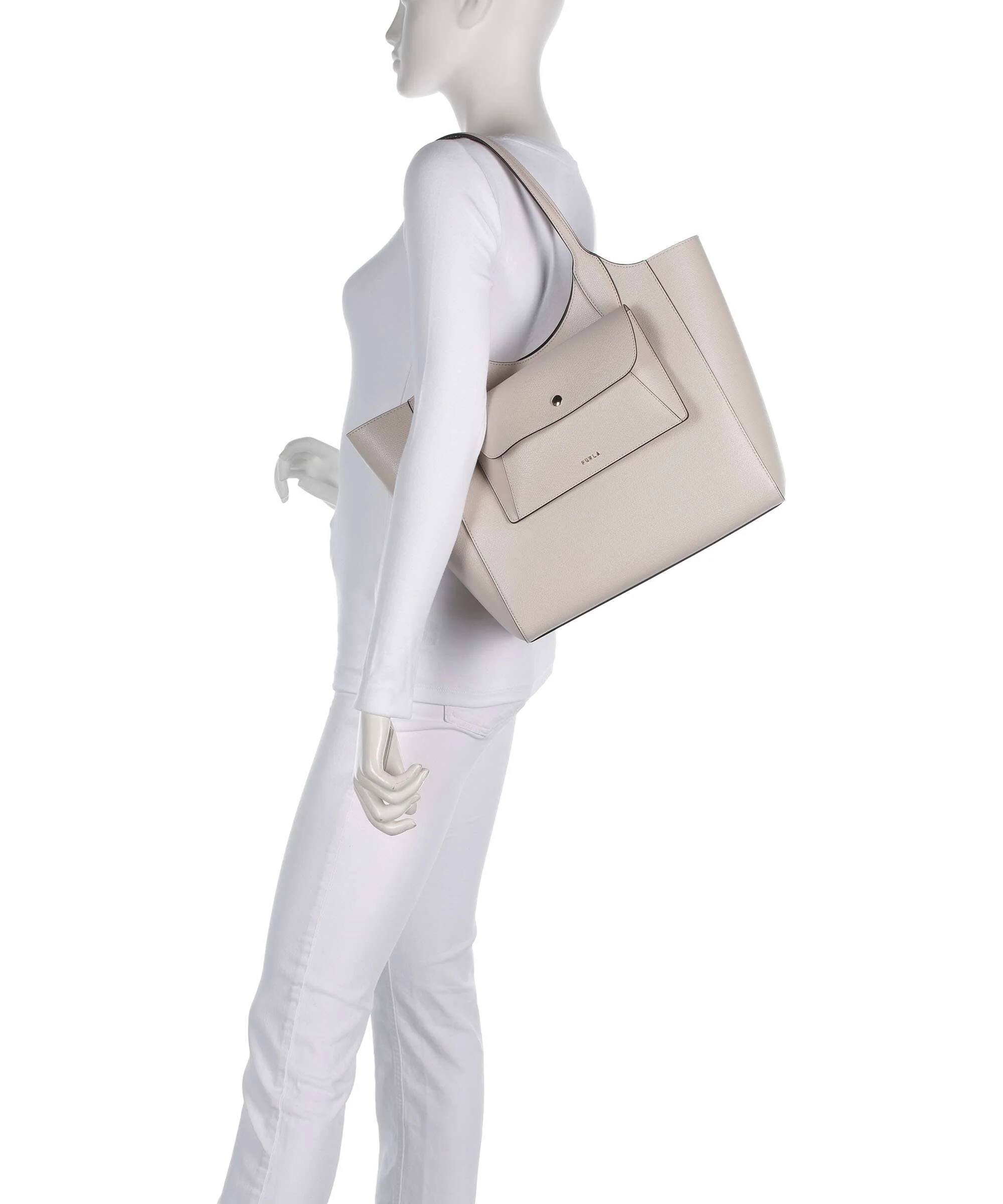 Furla Lea M Tote bag lino - Image 3