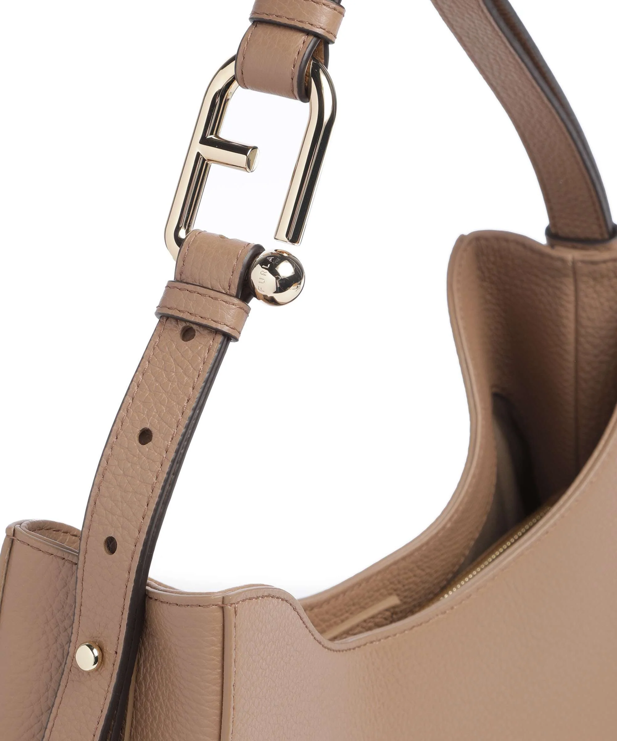 Furla Nuvola L Hobo bag toffee - Image 4