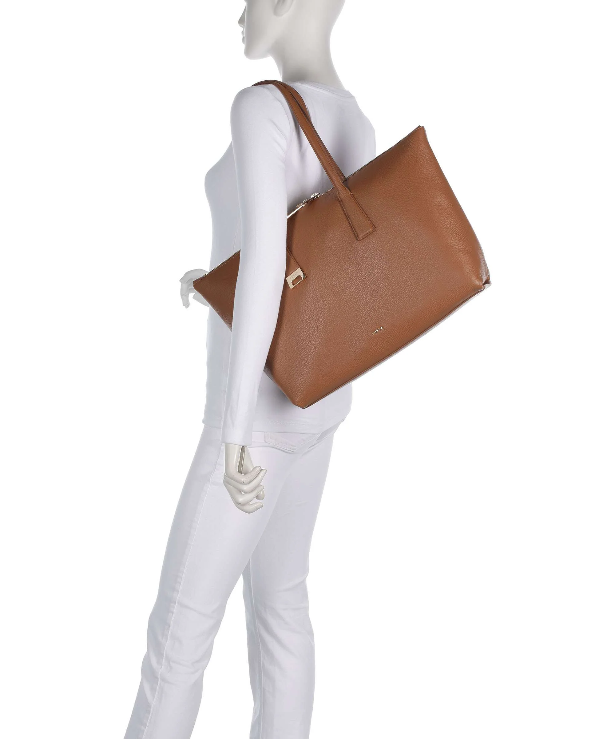 Furla Olivia L Tote bag tabacco - Image 3