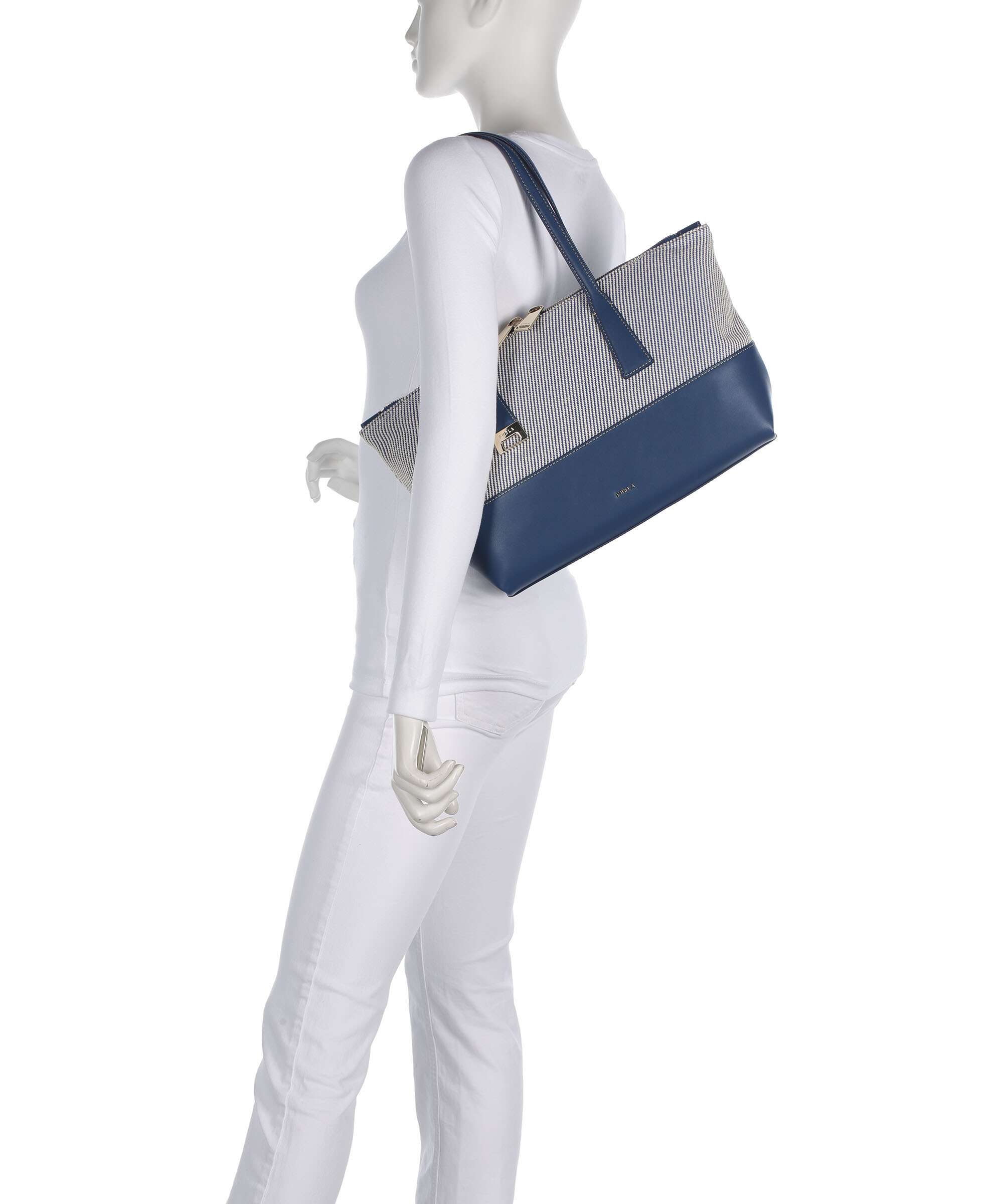 Furla Olivia M Tote bag toni indigo - Image 3