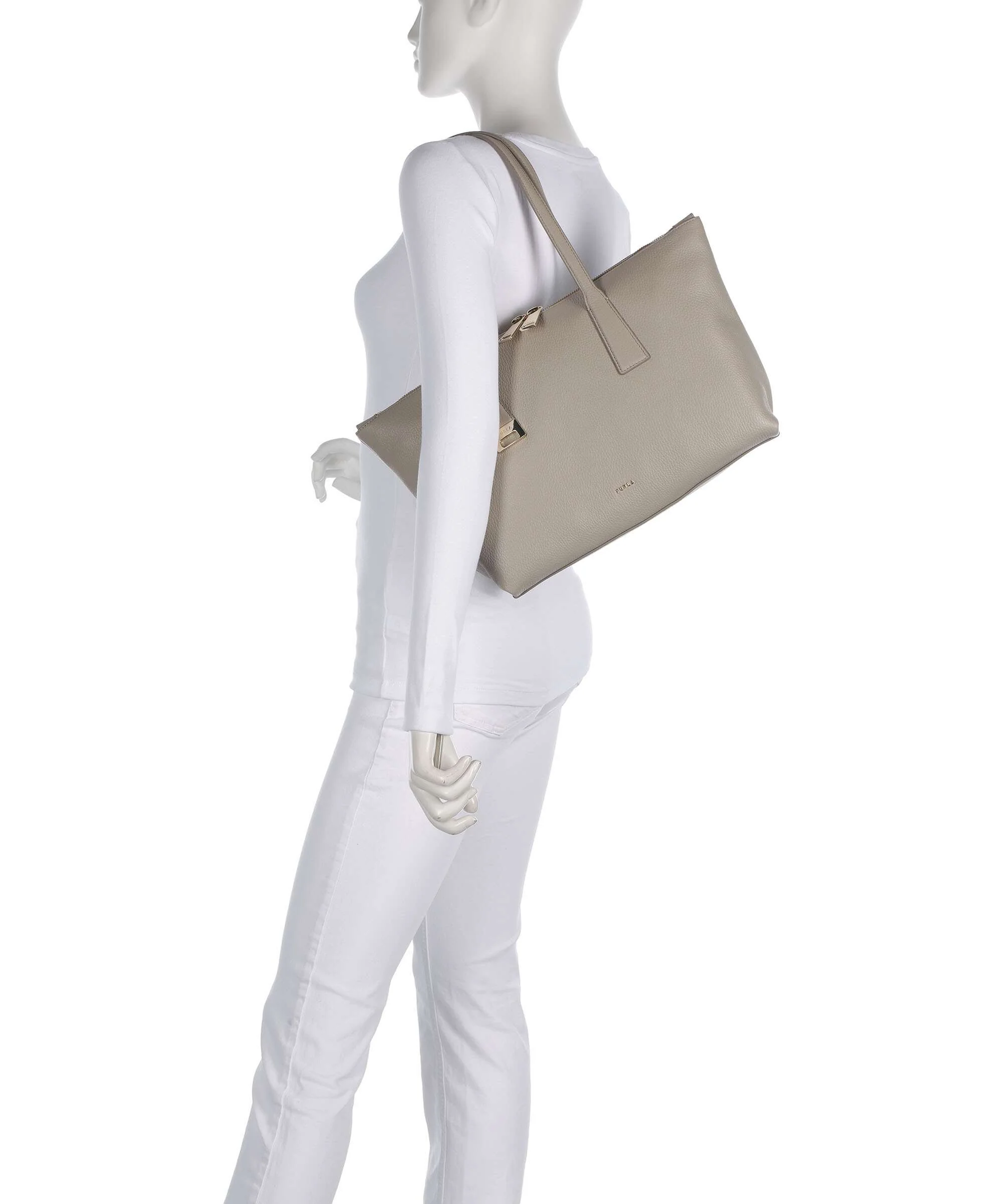 Furla Olivia M Tote bag linen - Image 3
