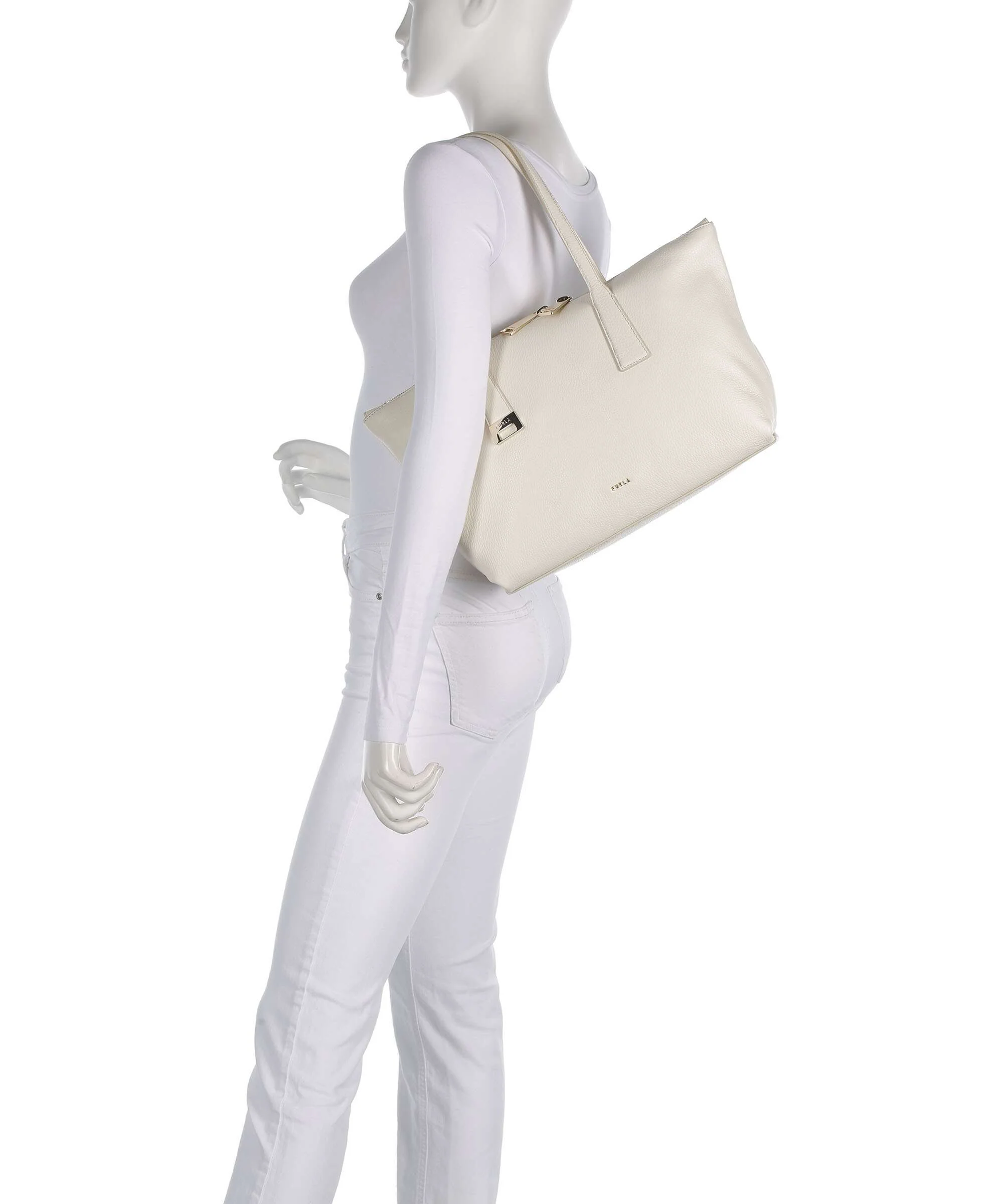 Furla Olivia M Tote bag panna - Image 3