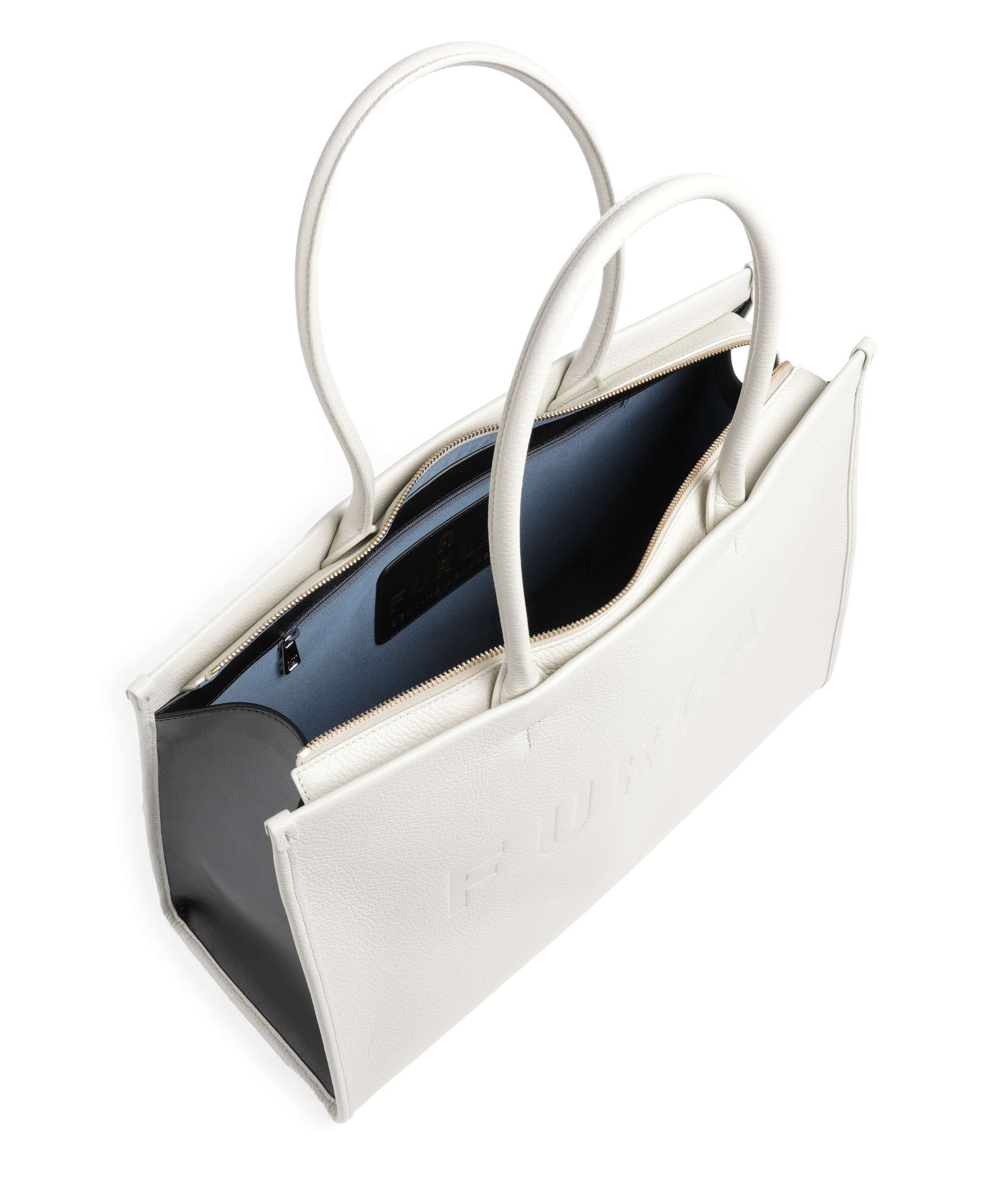 Furla Opportunity L Tote bag marshmallow/nero - Image 5