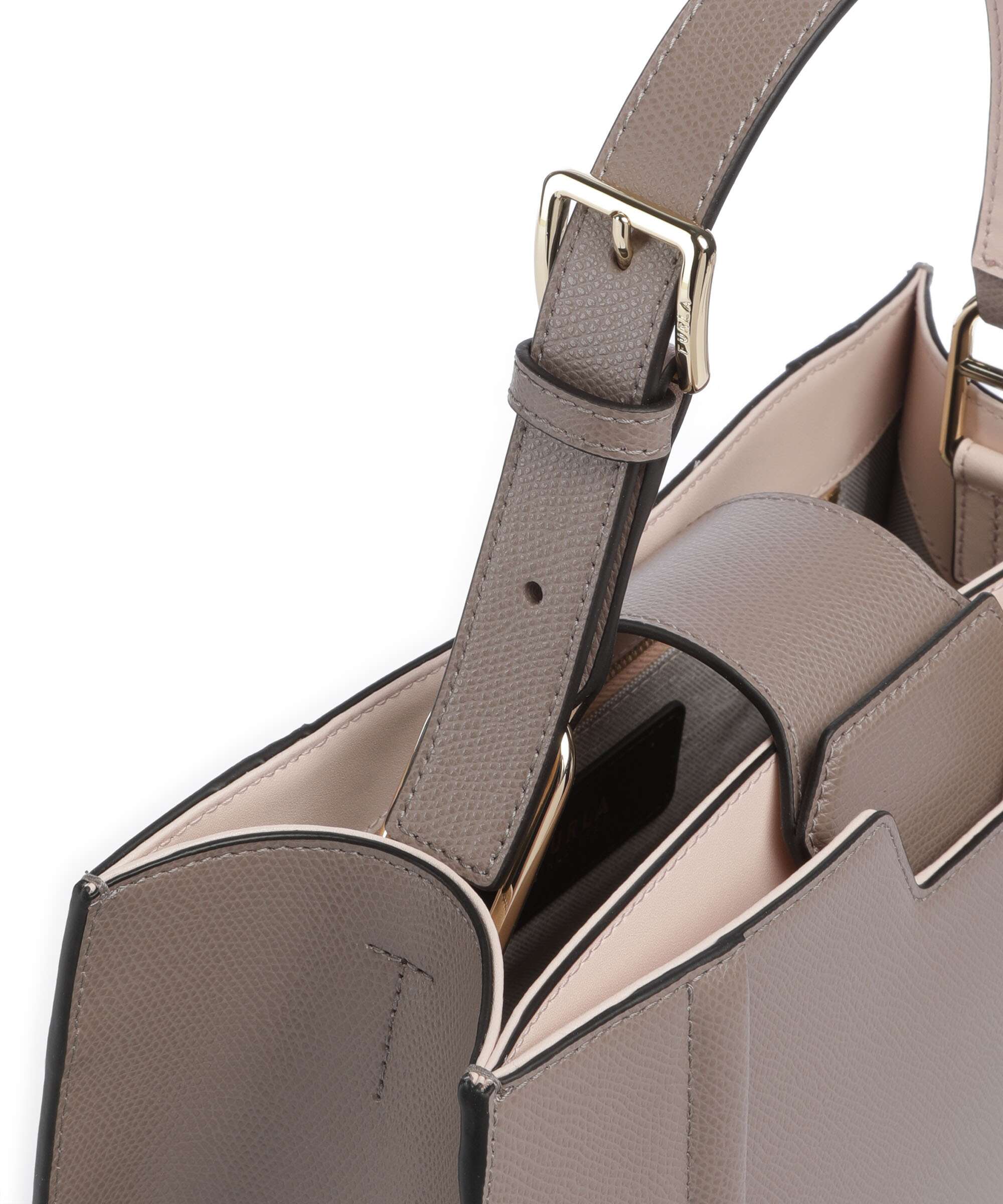 Furla Riva M Handbag stucco gray - Image 4