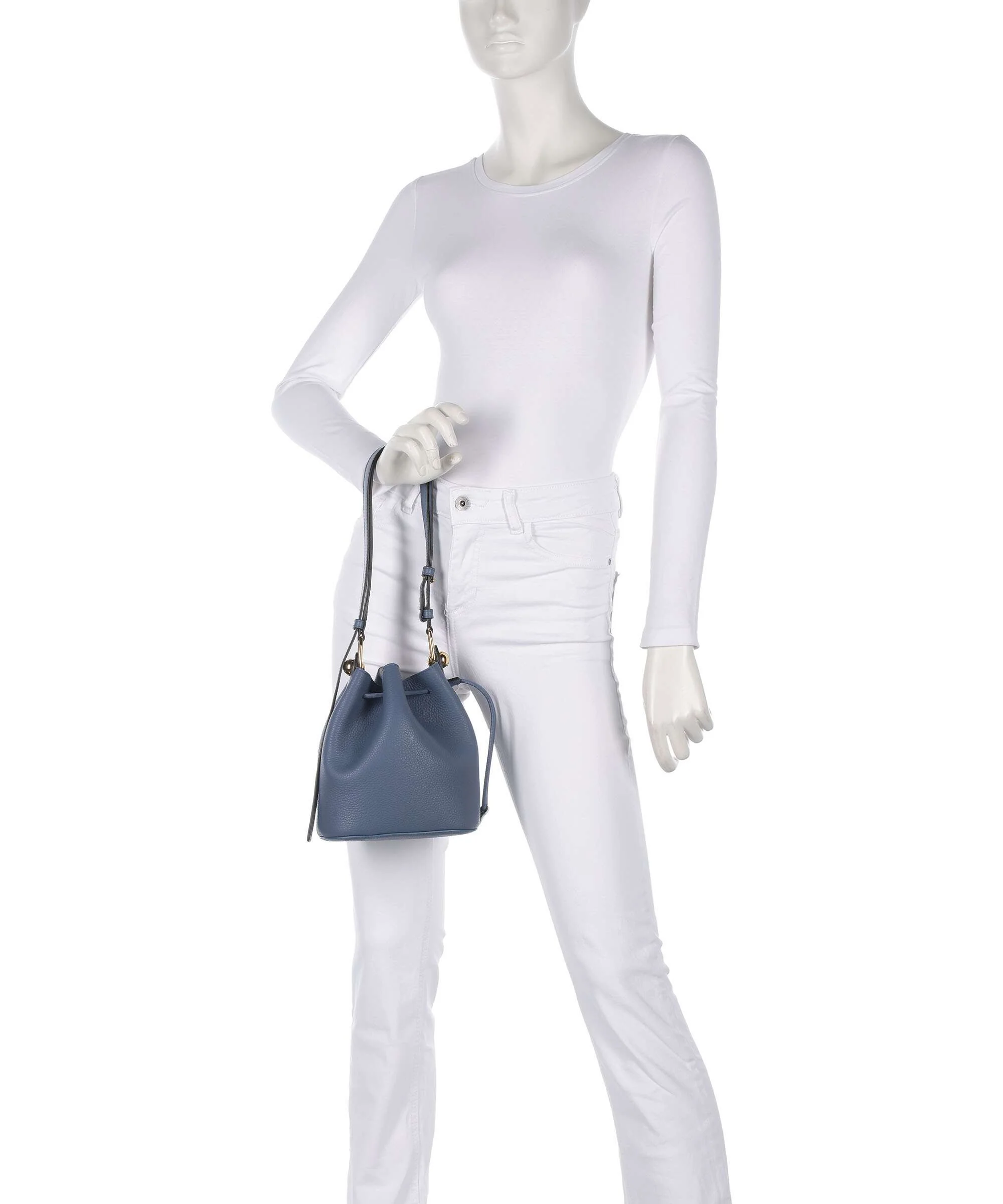 Furla Sfera Mini Bucket bag denim - Image 4
