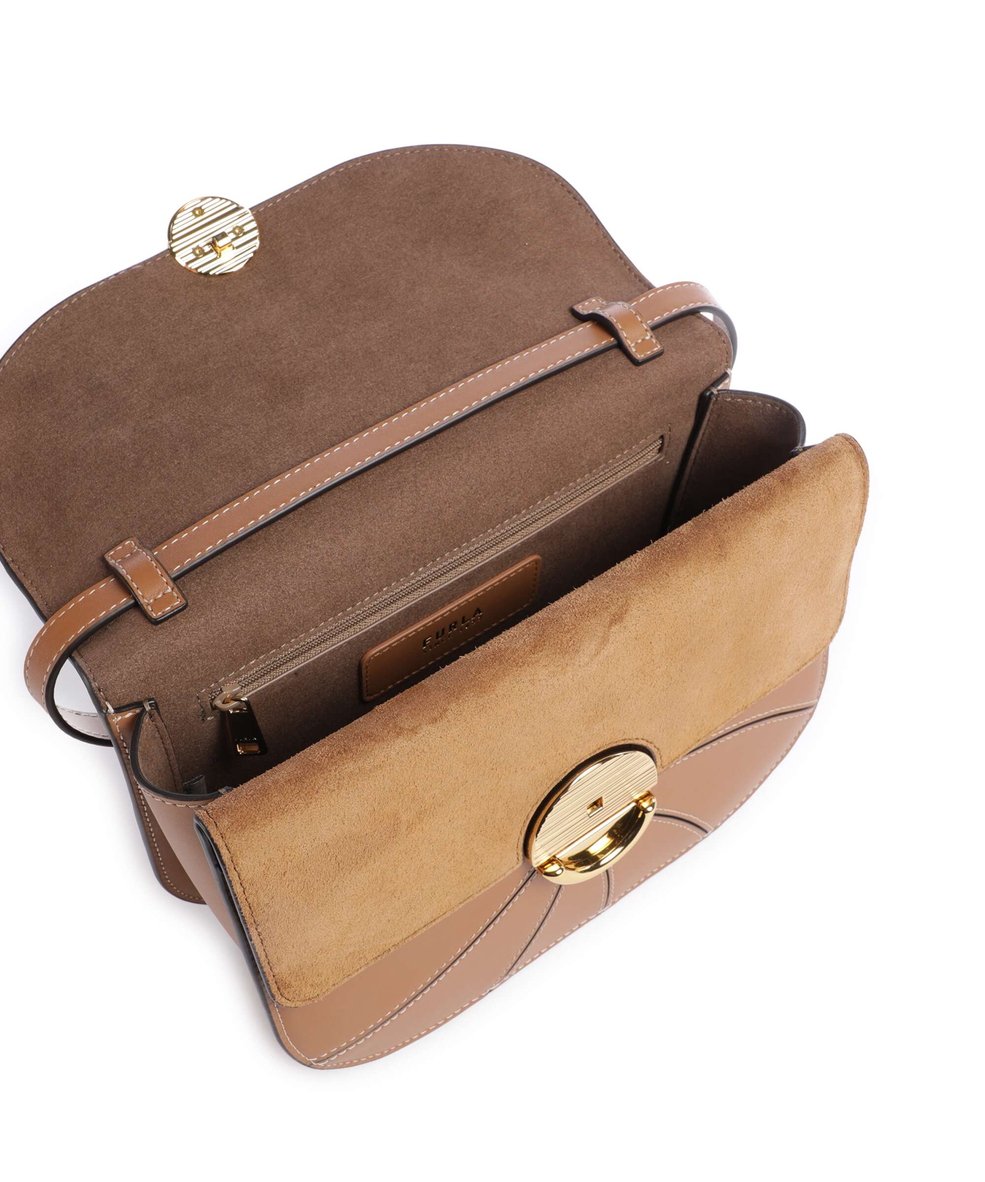 Furla Sfera S Crossbody bag tabacco - Image 5
