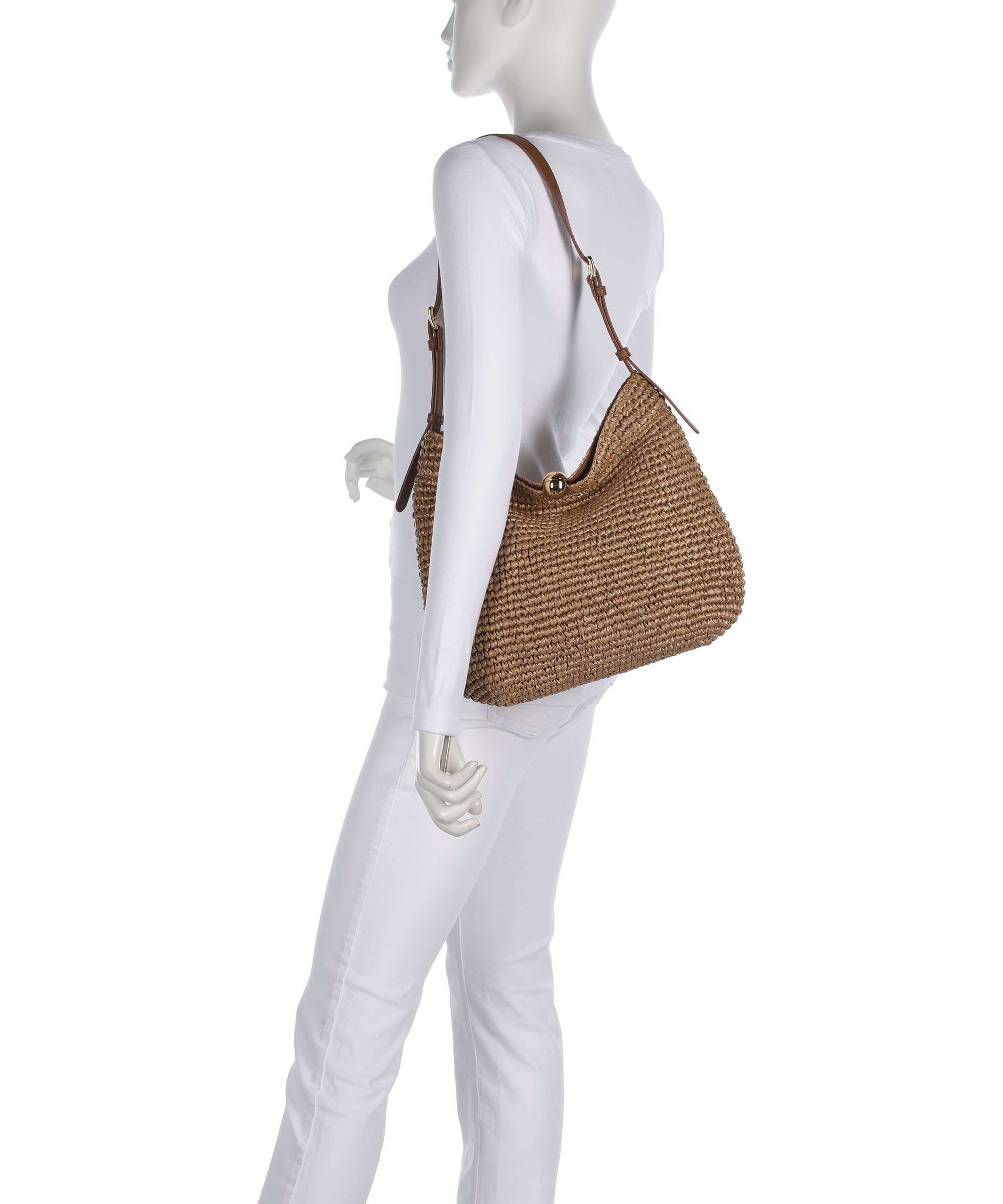 Furla Sfera Soft L Hobo bag linen - Image 3