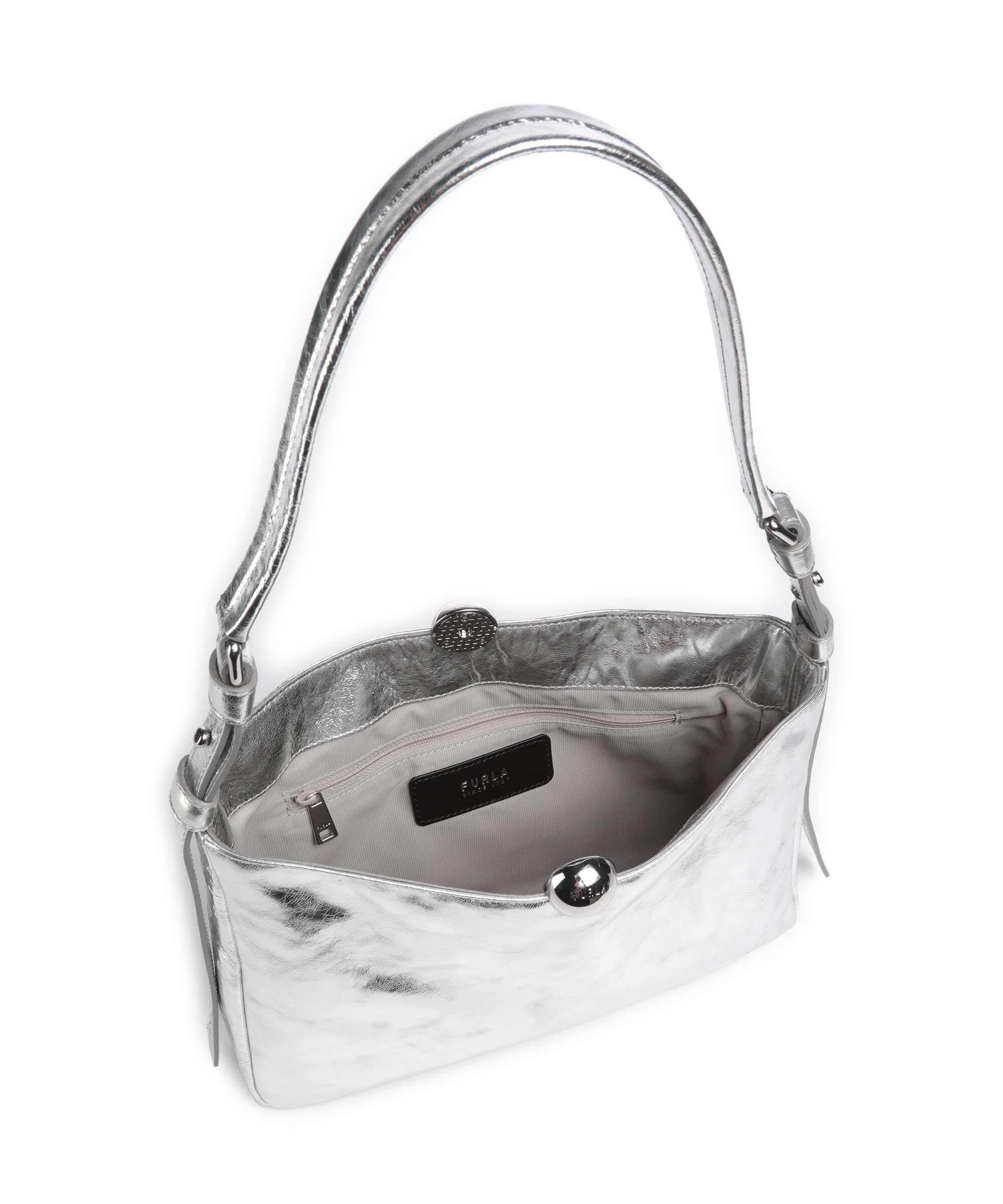 Furla Sfera Soft M Shoulder bag silver - Image 6