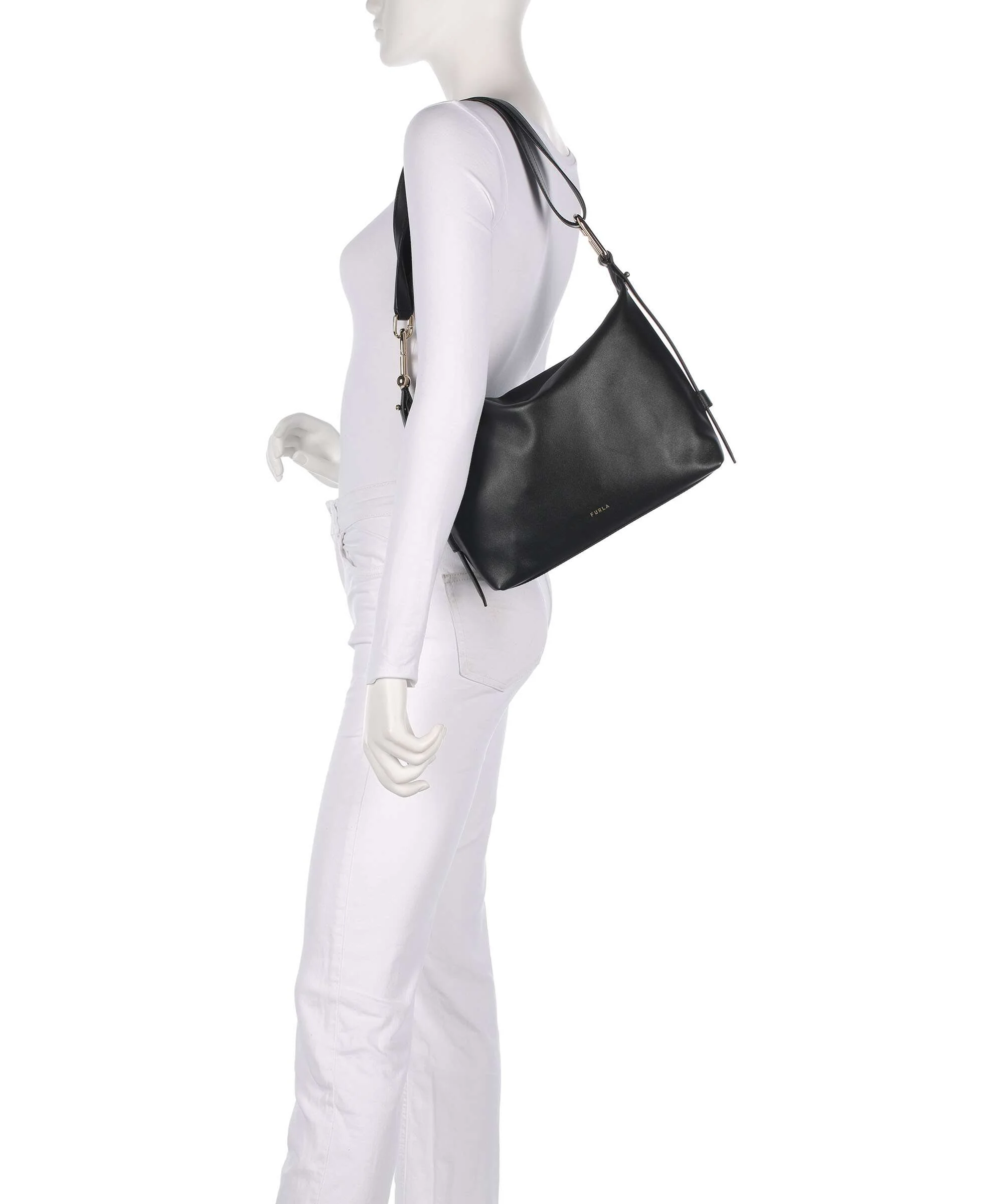 Furla Tonie M Hobo bag nero - Image 4