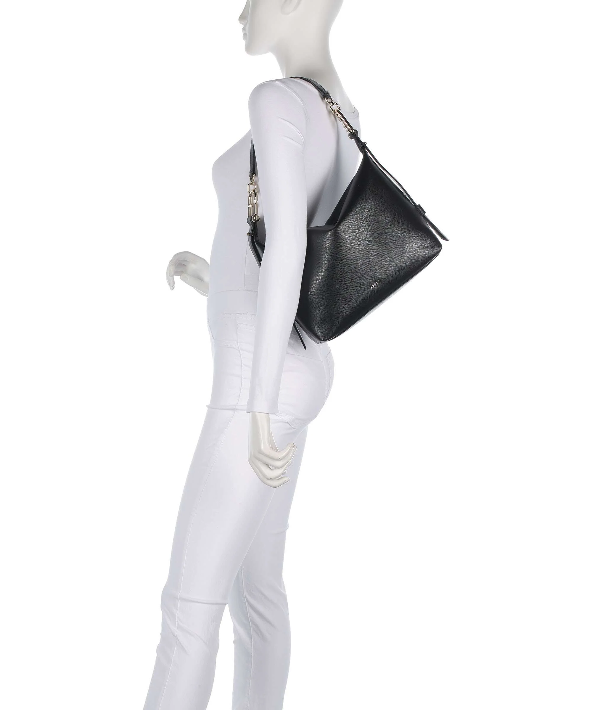Furla Tonie M Hobo bag nero - Image 3