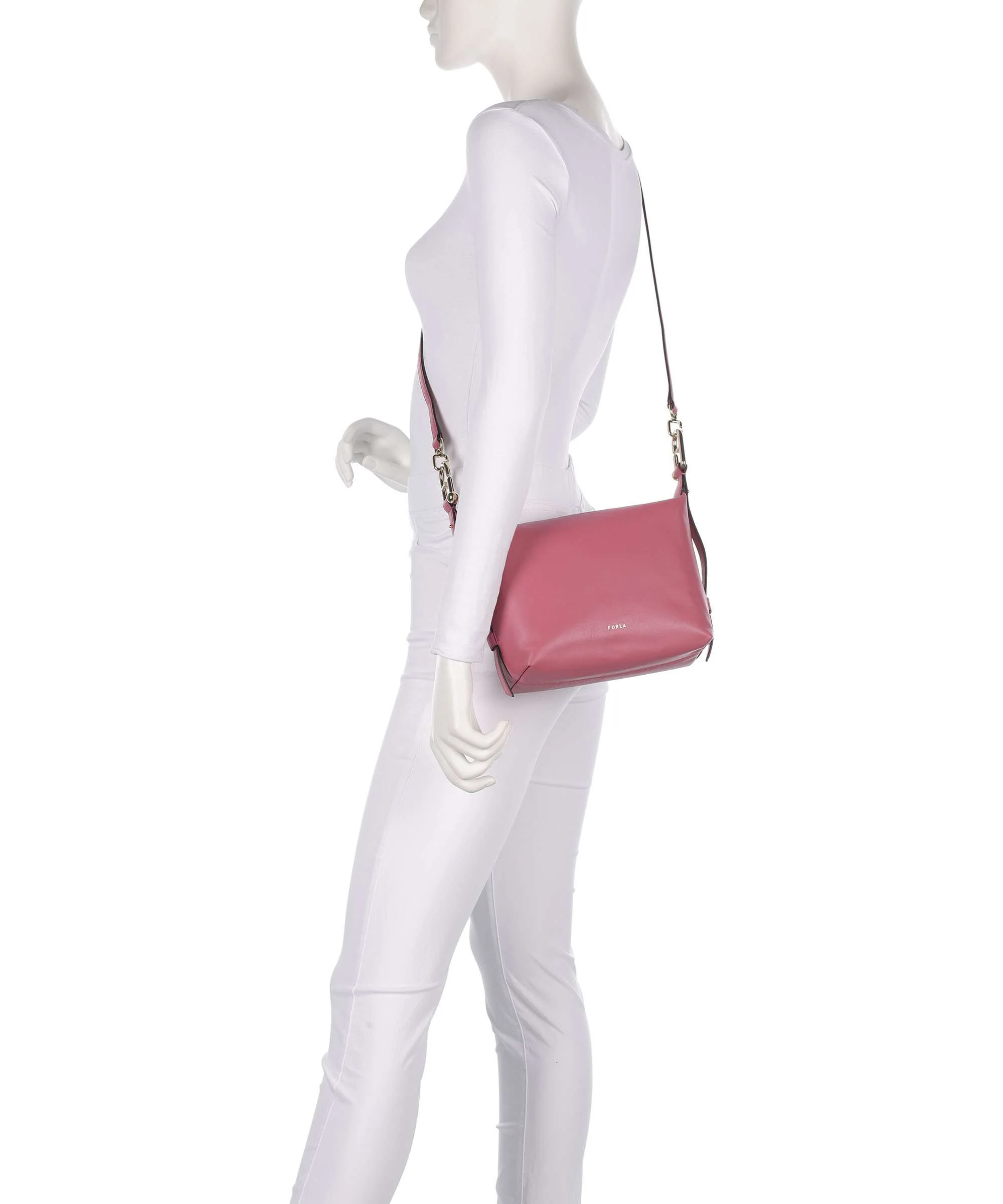Furla Tonie Mini Handbag blush pink - Image 3