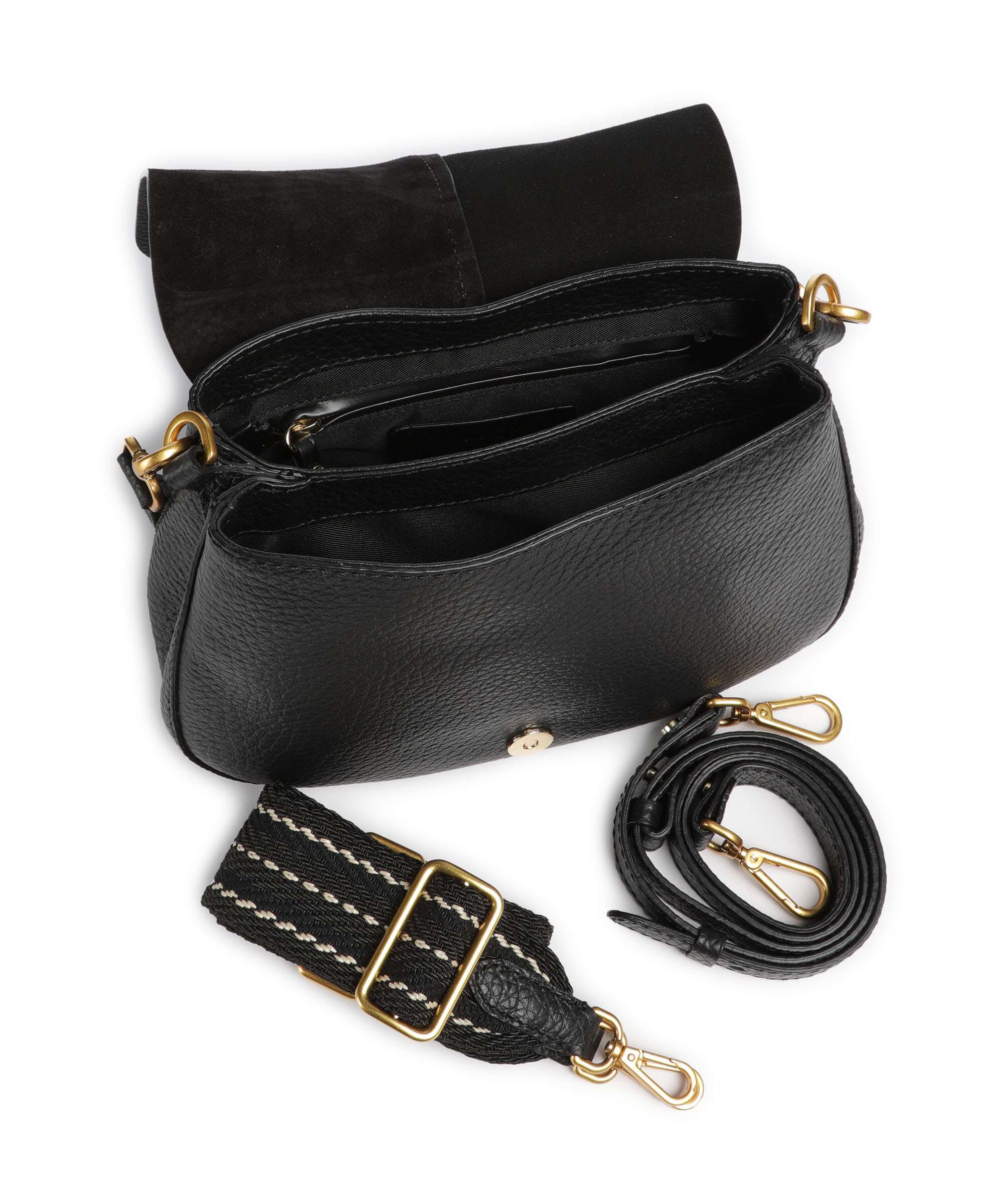 Gianni Chiarini Helena Round Shoulder bag nero - Image 7