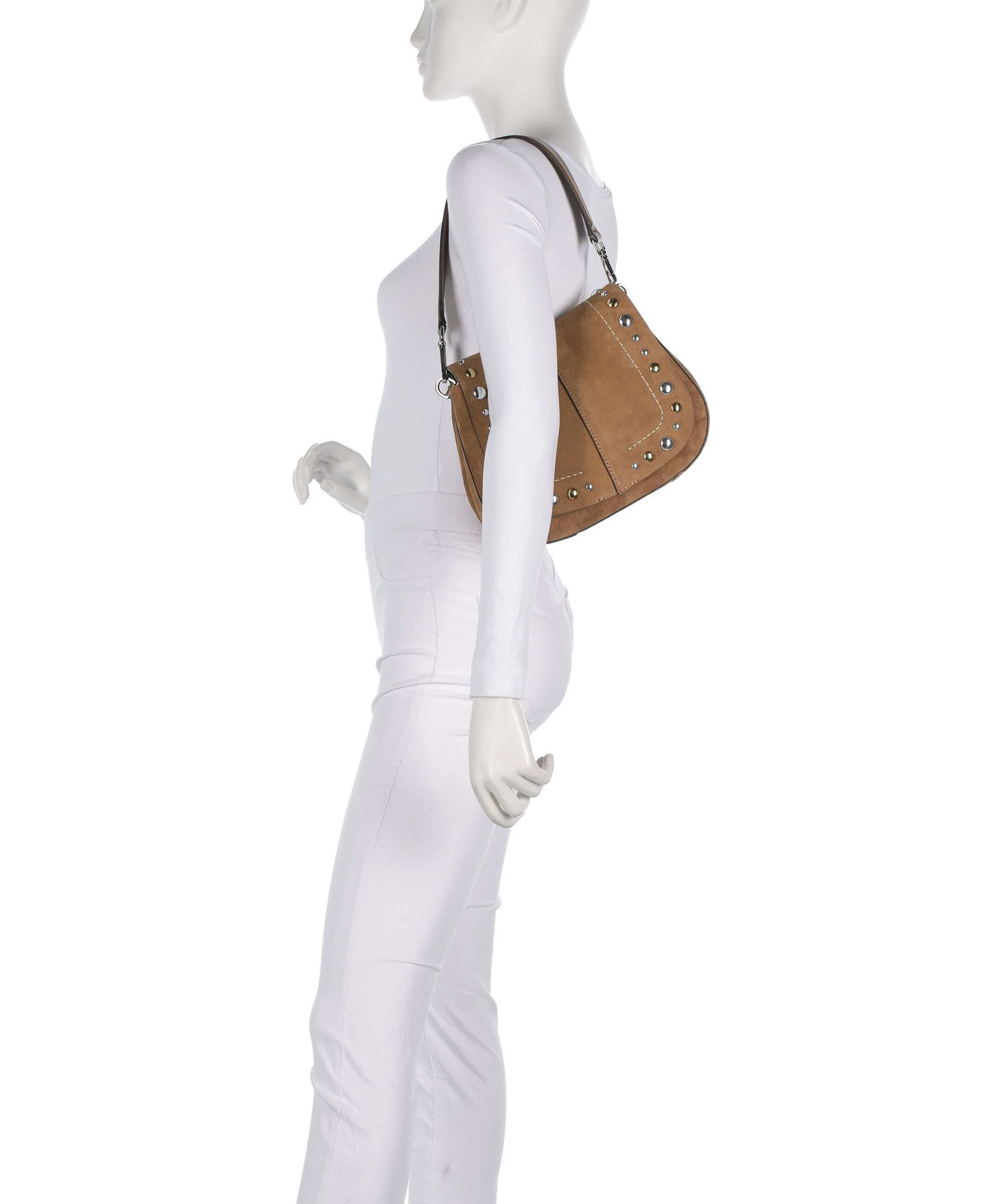 Gianni Chiarini Helena Round Shoulder bag caramel - Image 3